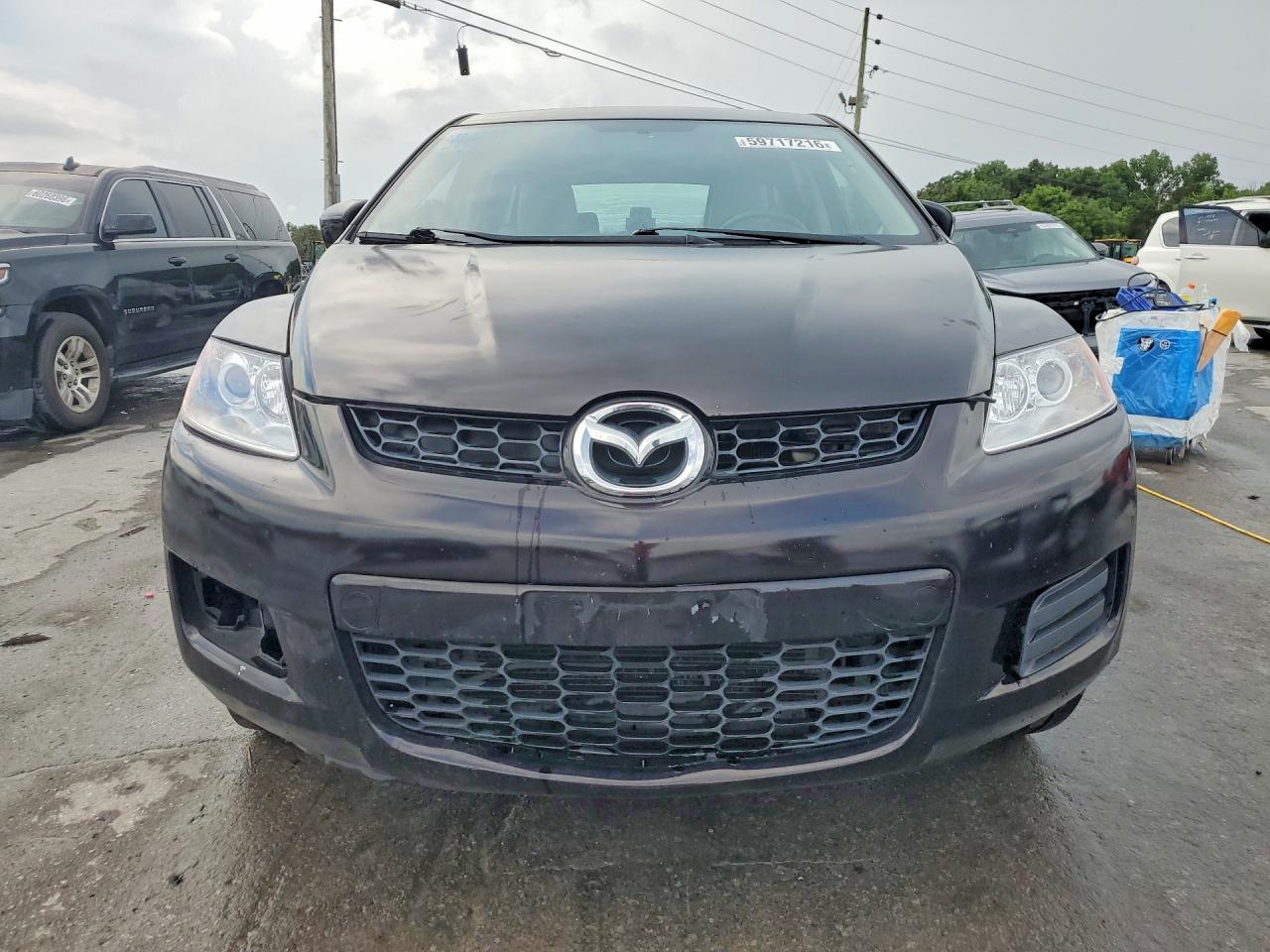 2008 Mazda Cx-7 Black vin: JM3ER29L180208816