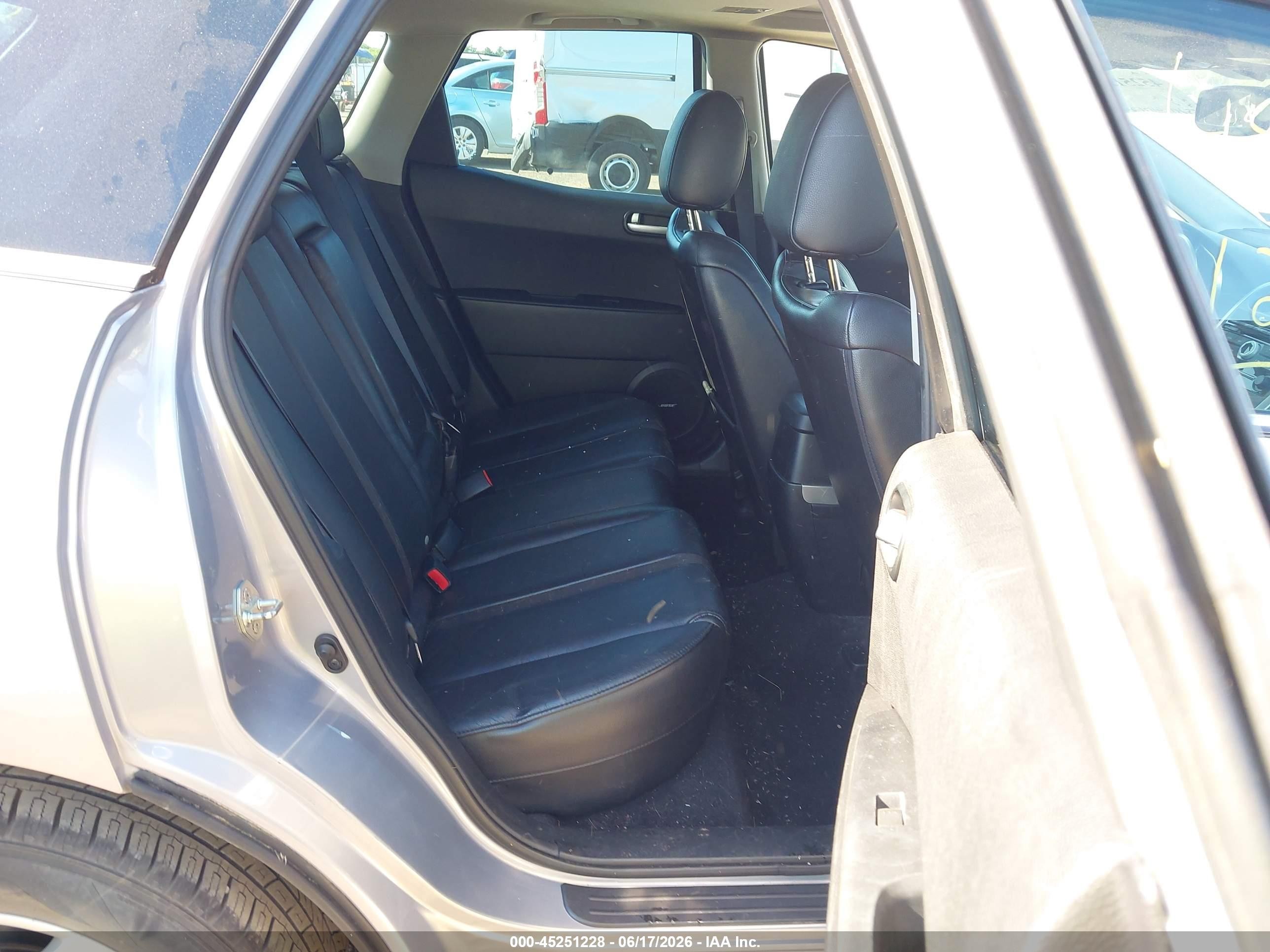 2008 Mazda Cx-7 Grand Touring Silver vin: JM3ER29L180210128