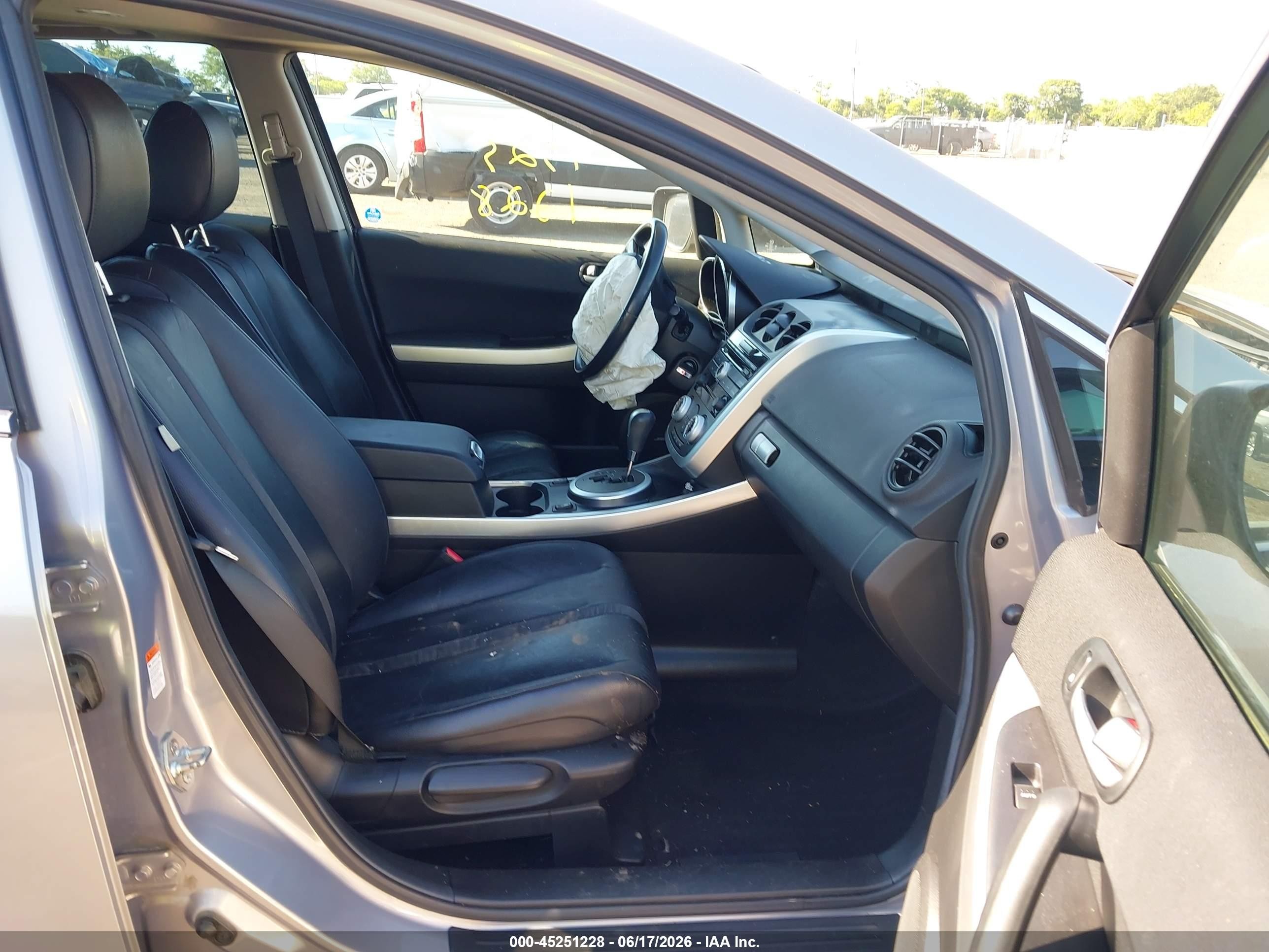 2008 Mazda Cx-7 Grand Touring Silver vin: JM3ER29L180210128