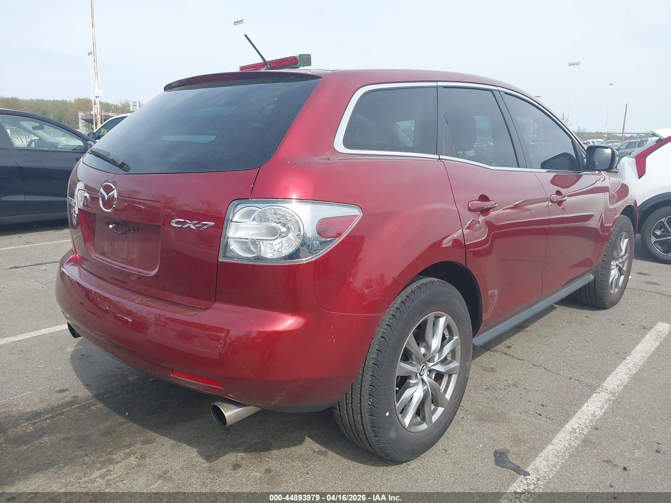 2009 Mazda Cx-7 Sport Red vin: JM3ER29L190224080