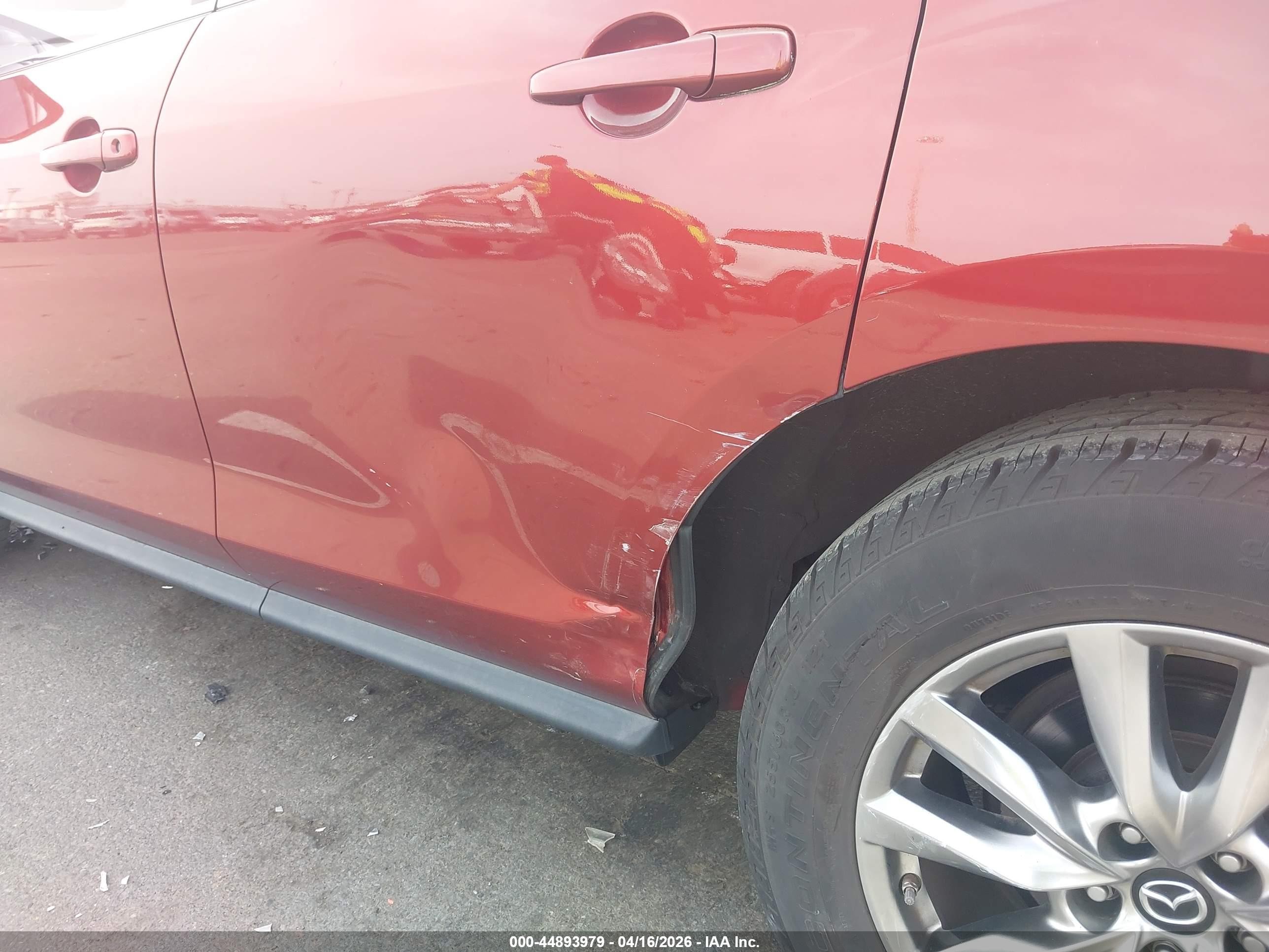 2009 Mazda Cx-7 Sport Red vin: JM3ER29L190224080
