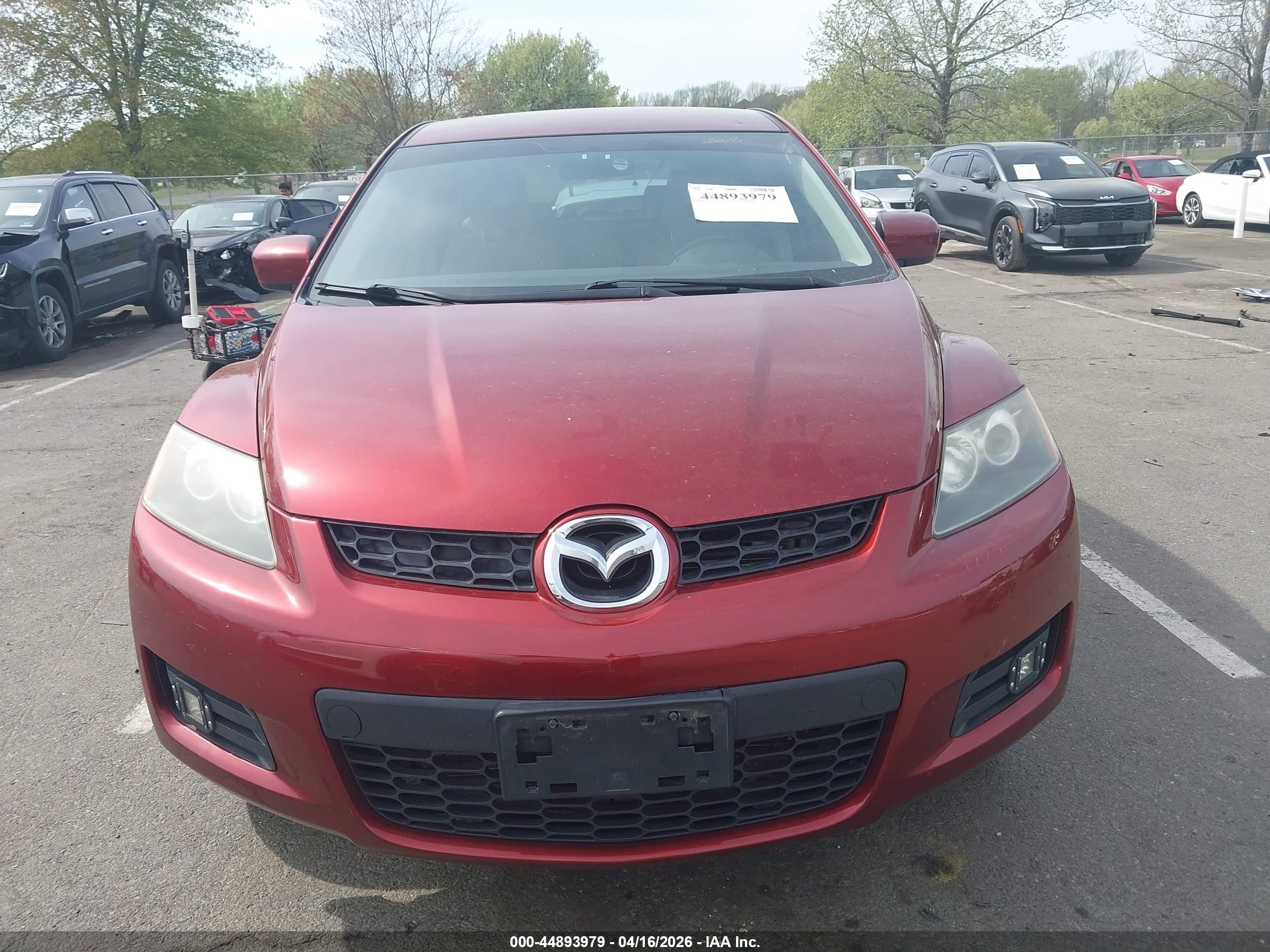 2009 Mazda Cx-7 Sport Red vin: JM3ER29L190224080