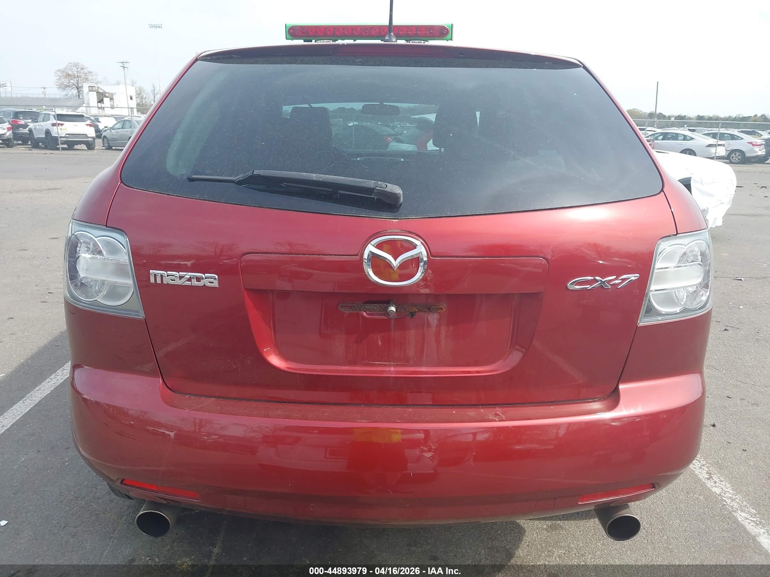 2009 Mazda Cx-7 Sport Red vin: JM3ER29L190224080