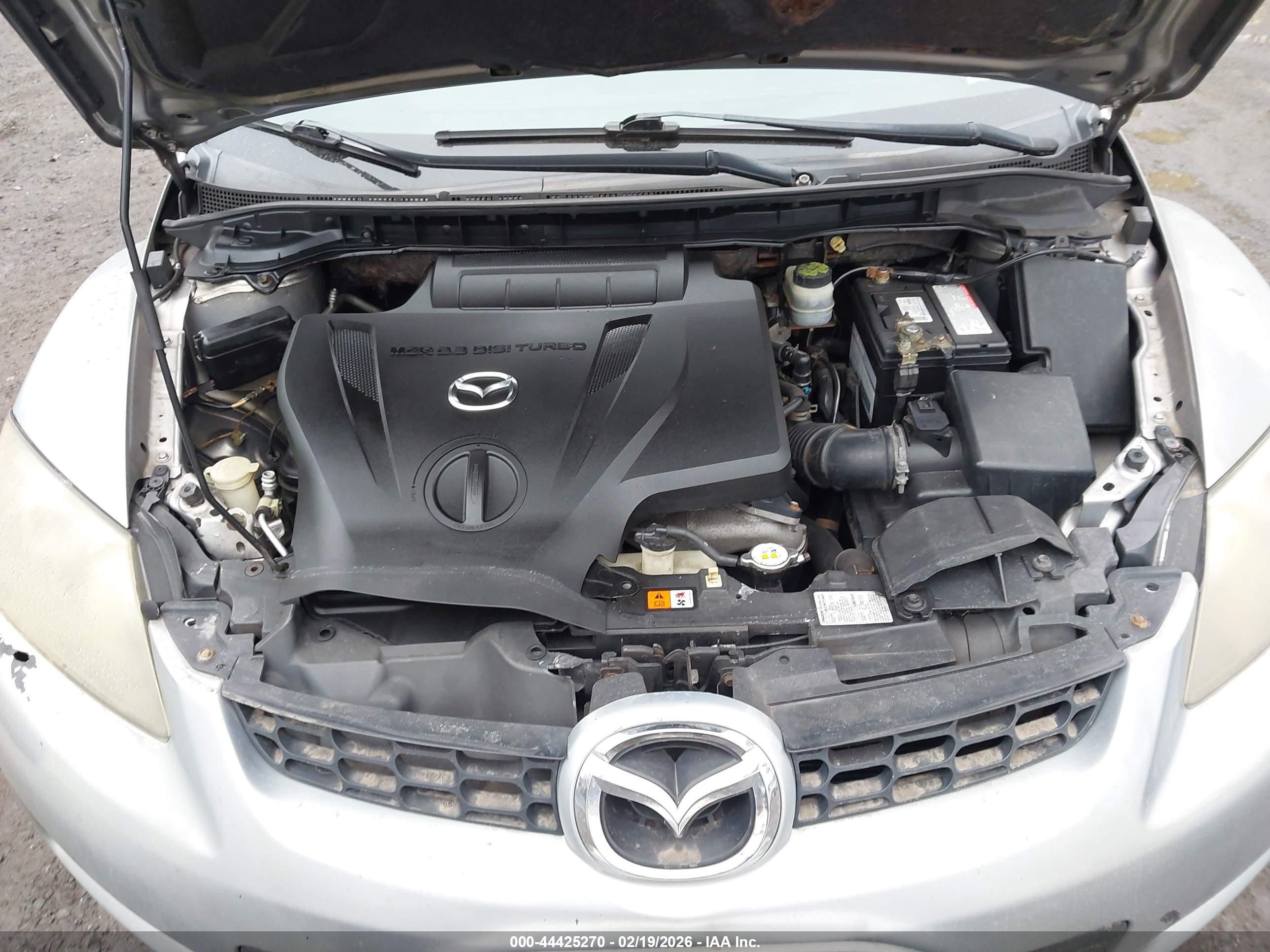 2009 Mazda Cx-7 Sport Silver vin: JM3ER29L190225553