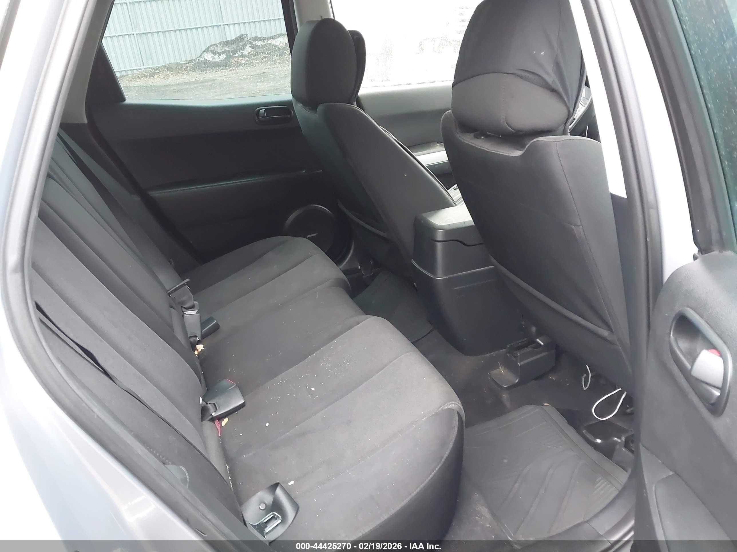 2009 Mazda Cx-7 Sport Silver vin: JM3ER29L190225553