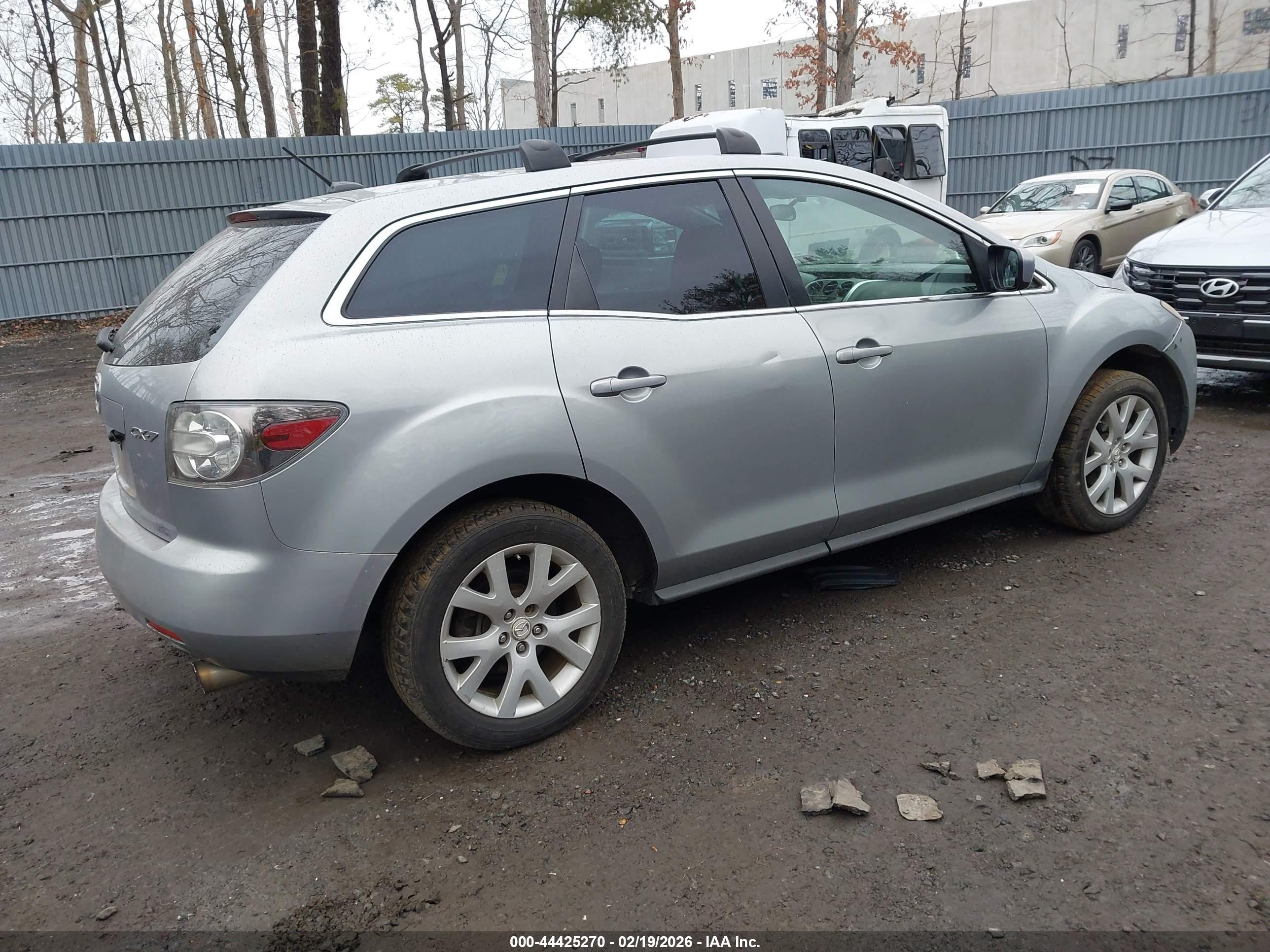 2009 Mazda Cx-7 Sport Silver vin: JM3ER29L190225553