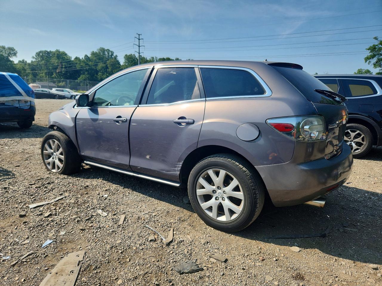 2009 Mazda Cx-7 Gray vin: JM3ER29L190236147
