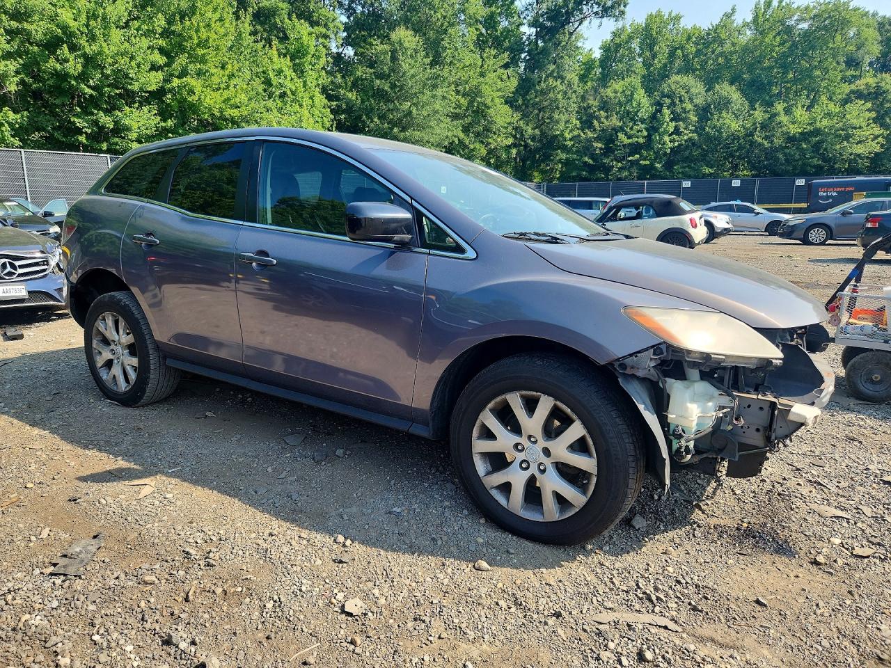 2009 Mazda Cx-7 Gray vin: JM3ER29L190236147