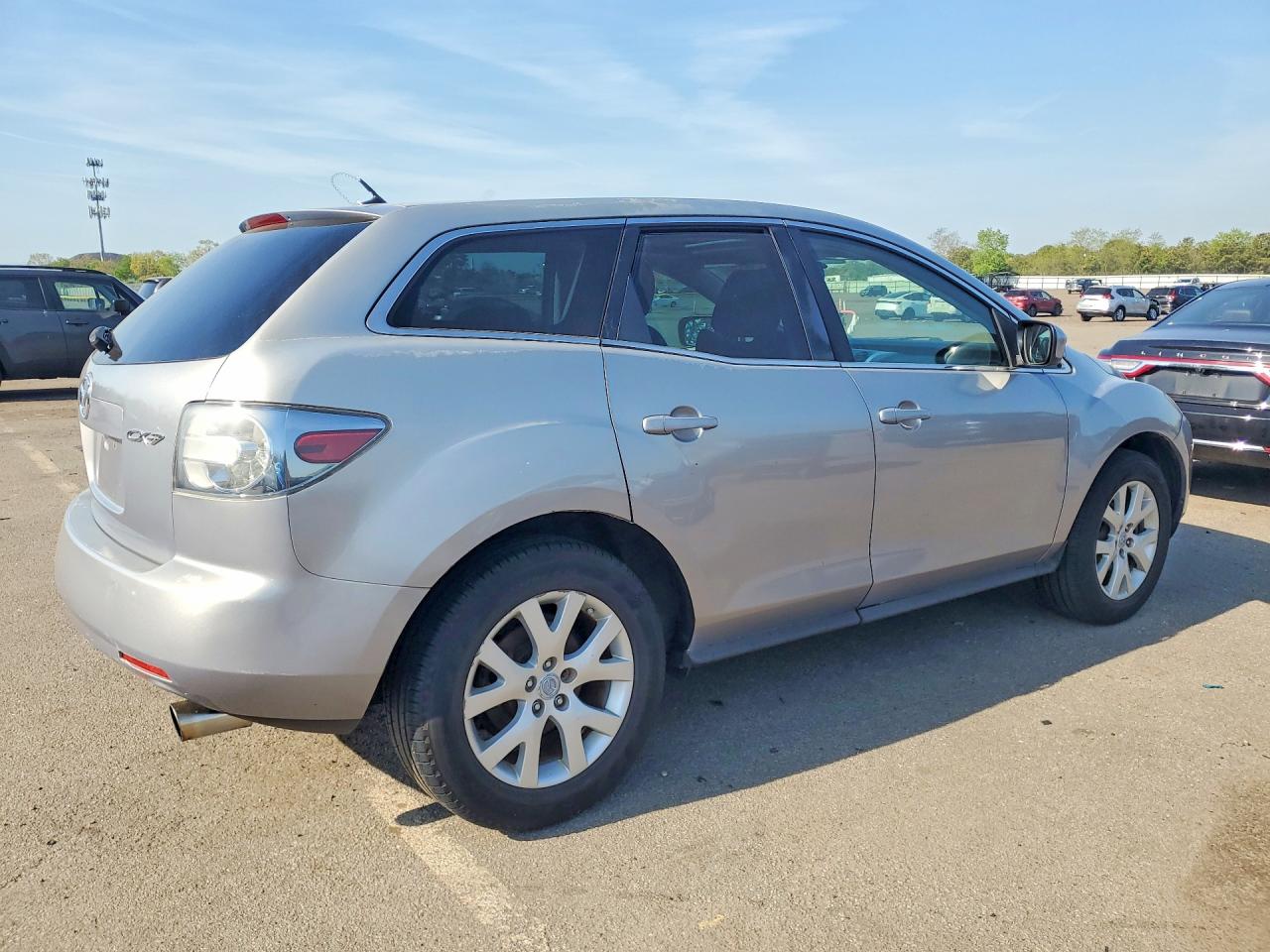 2008 Mazda Cx-7 Silver vin: JM3ER29L280194957