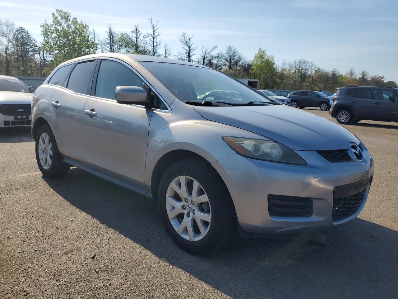 2008 Mazda Cx-7 Silver vin: JM3ER29L280194957