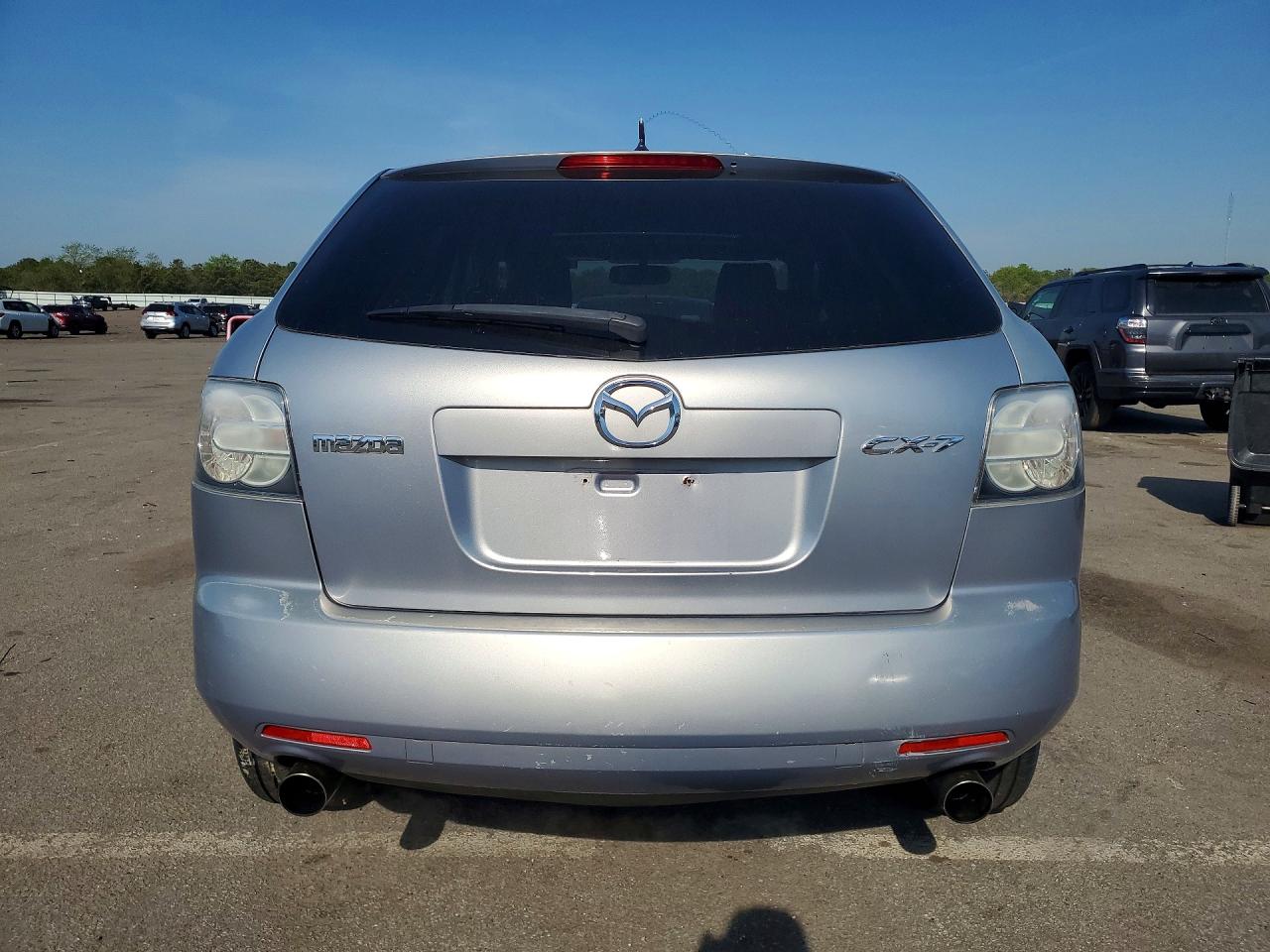 2008 Mazda Cx-7 Silver vin: JM3ER29L280194957