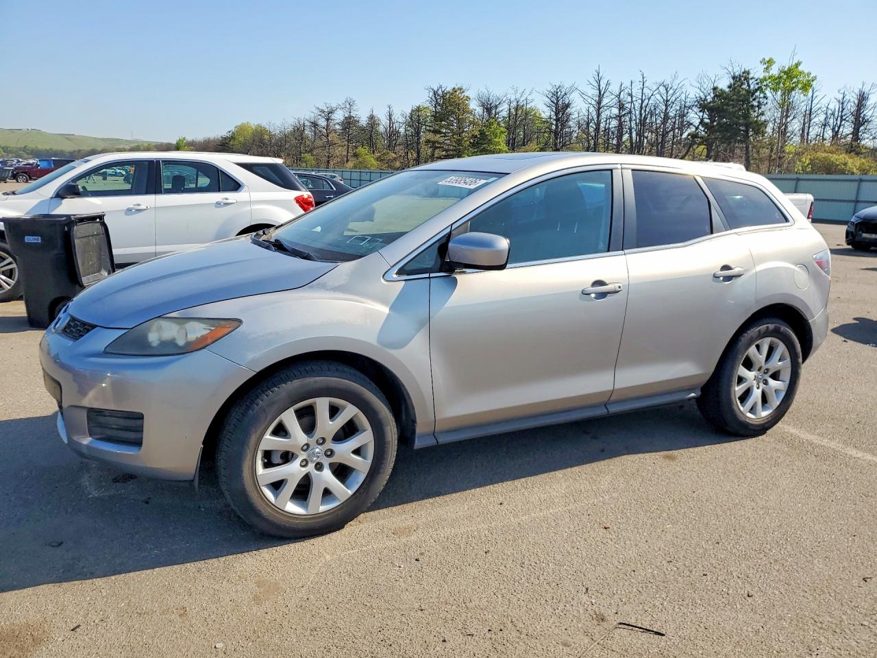 2008 Mazda Cx-7 Silver vin: JM3ER29L280194957
