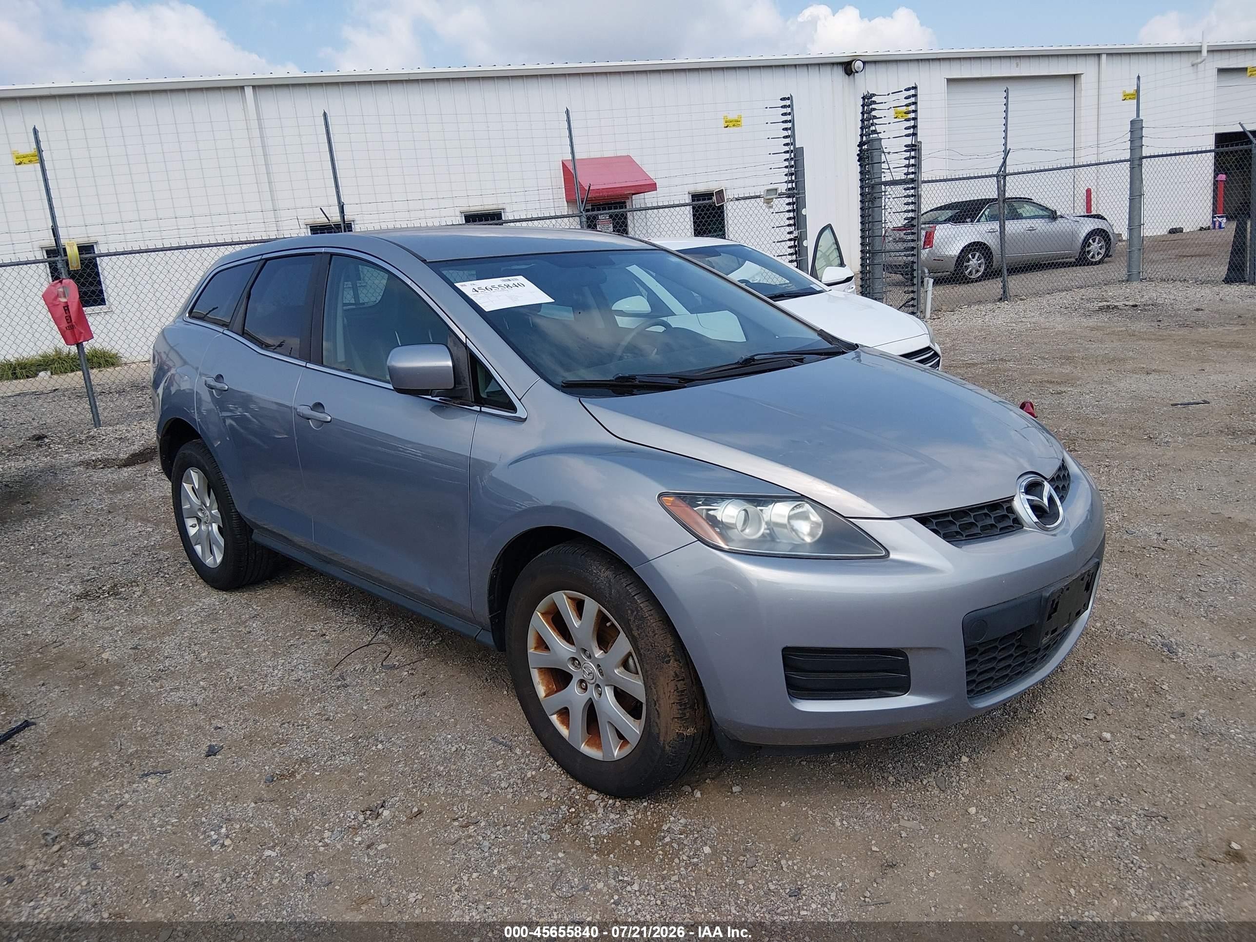 2008 Mazda Cx-7 Touring Silver vin: JM3ER29L280212261