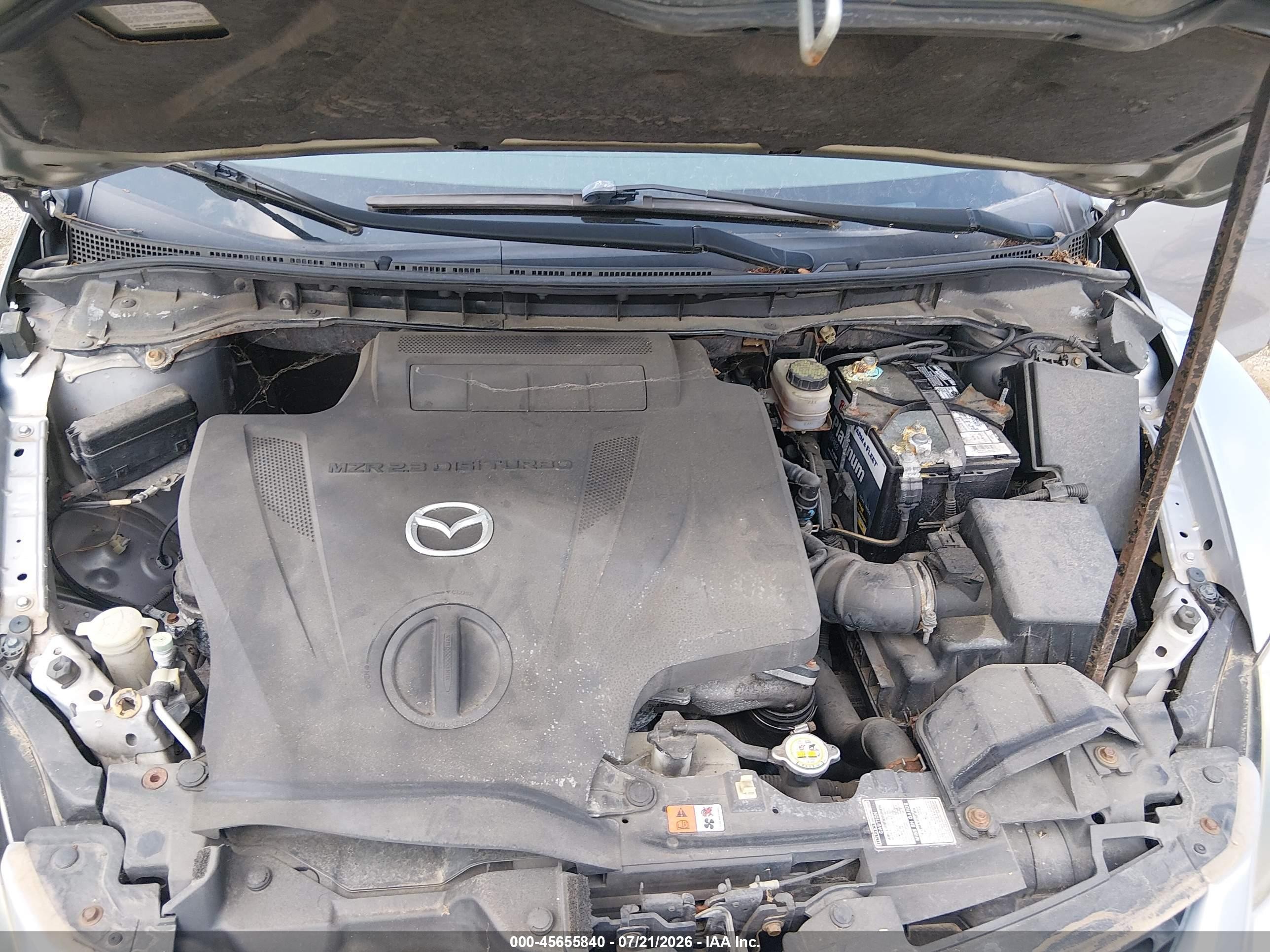 2008 Mazda Cx-7 Touring Silver vin: JM3ER29L280212261