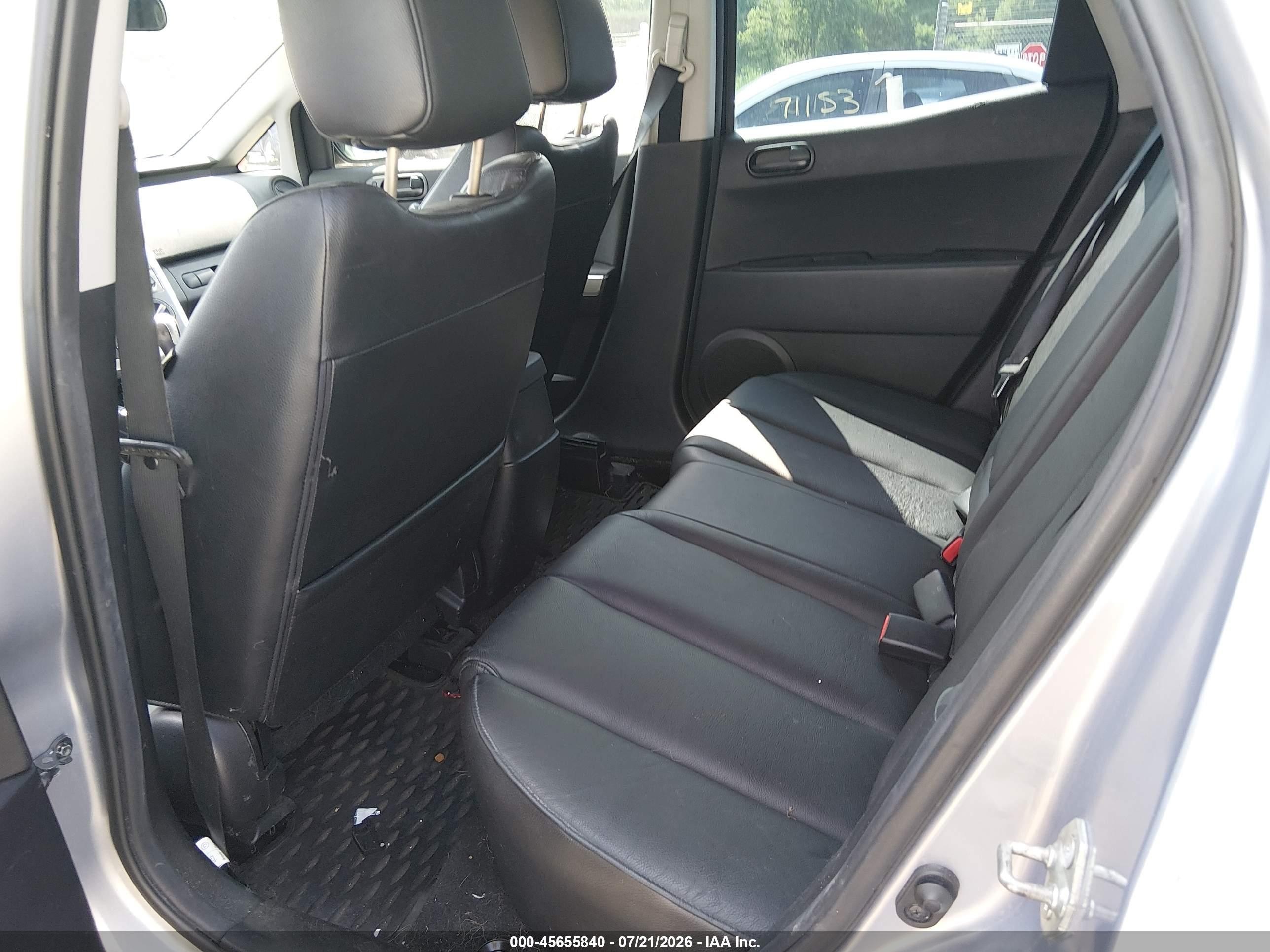 2008 Mazda Cx-7 Touring Silver vin: JM3ER29L280212261