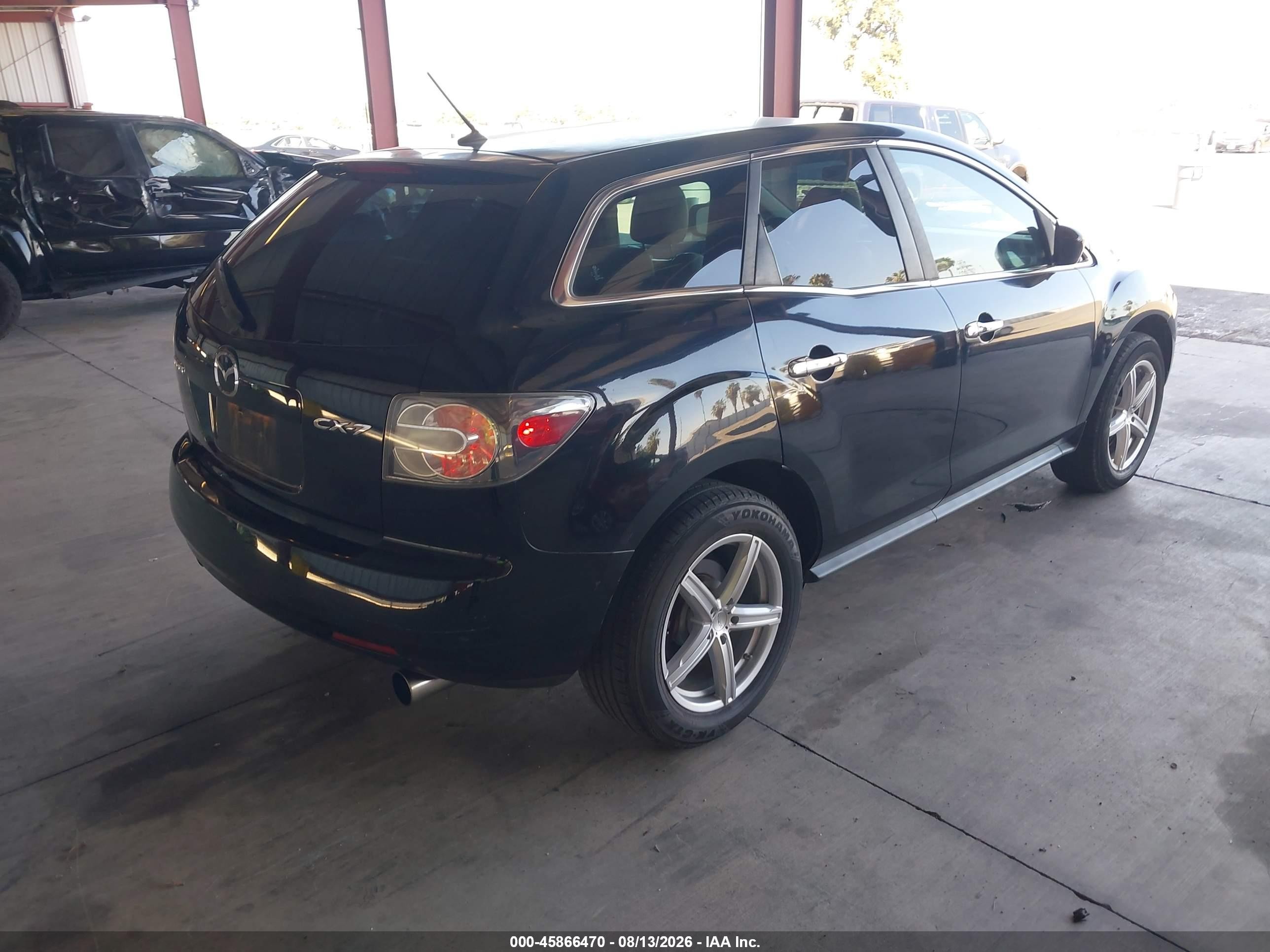 2007 Mazda Cx-7 Grand Touring Черный vin: JM3ER29L570104473