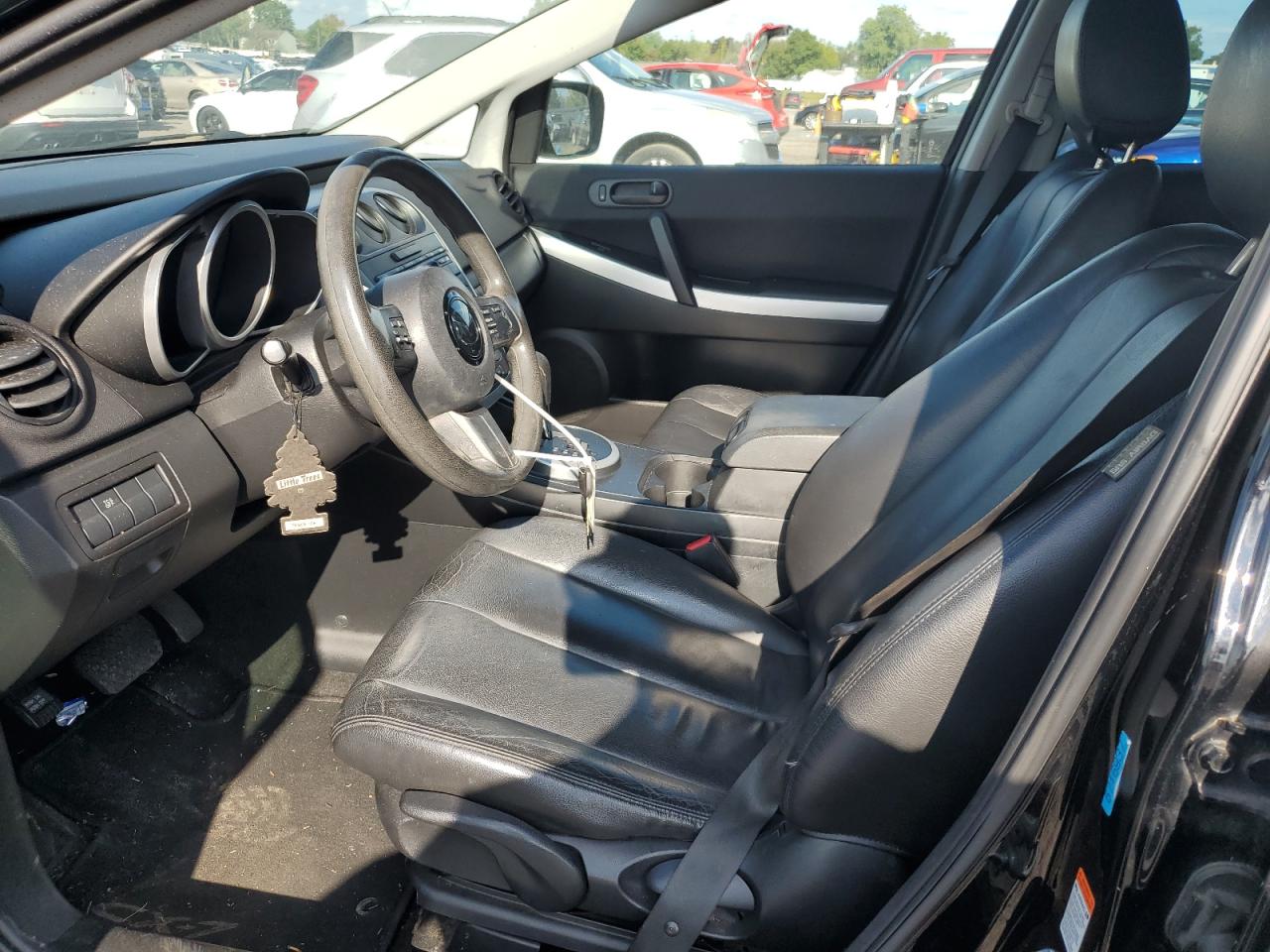 2007 Mazda Cx-7 Black vin: JM3ER29L570144648