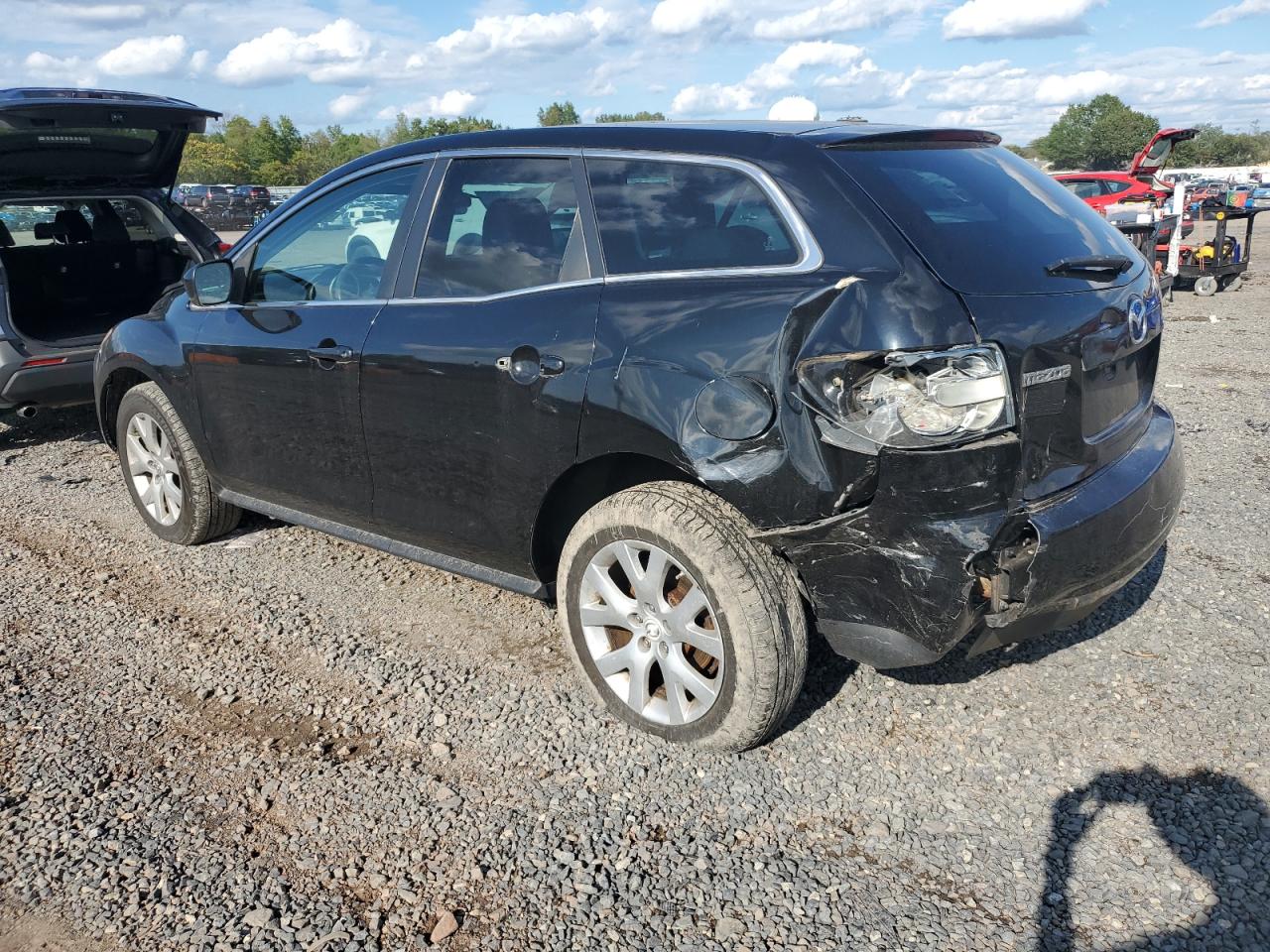 2007 Mazda Cx-7 Black vin: JM3ER29L570144648