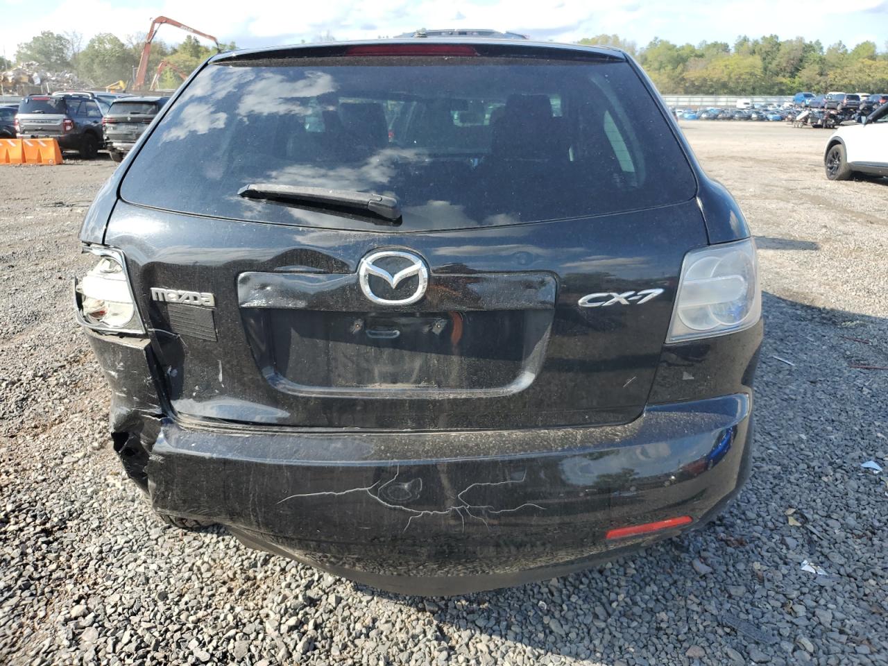 2007 Mazda Cx-7 Black vin: JM3ER29L570144648
