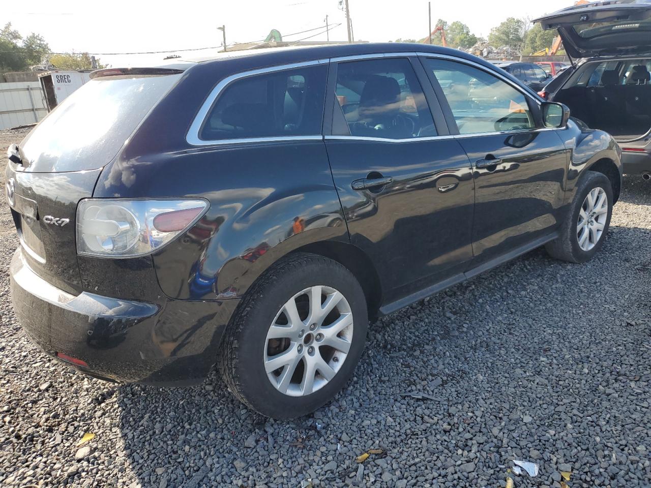 2007 Mazda Cx-7 Black vin: JM3ER29L570144648