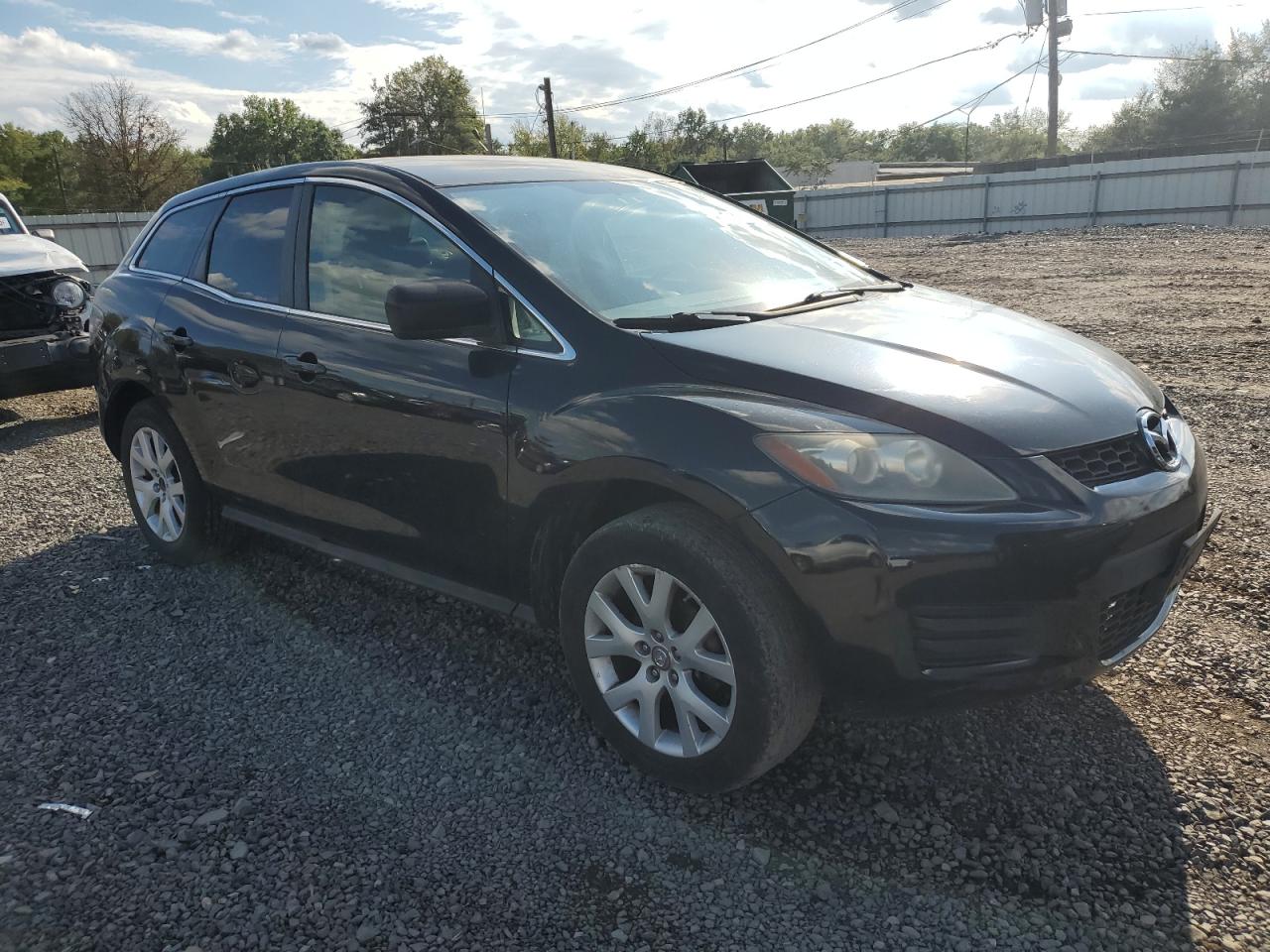 2007 Mazda Cx-7 Black vin: JM3ER29L570144648