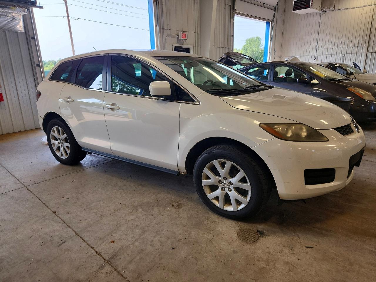 2008 Mazda Cx-7 White vin: JM3ER29L580197139