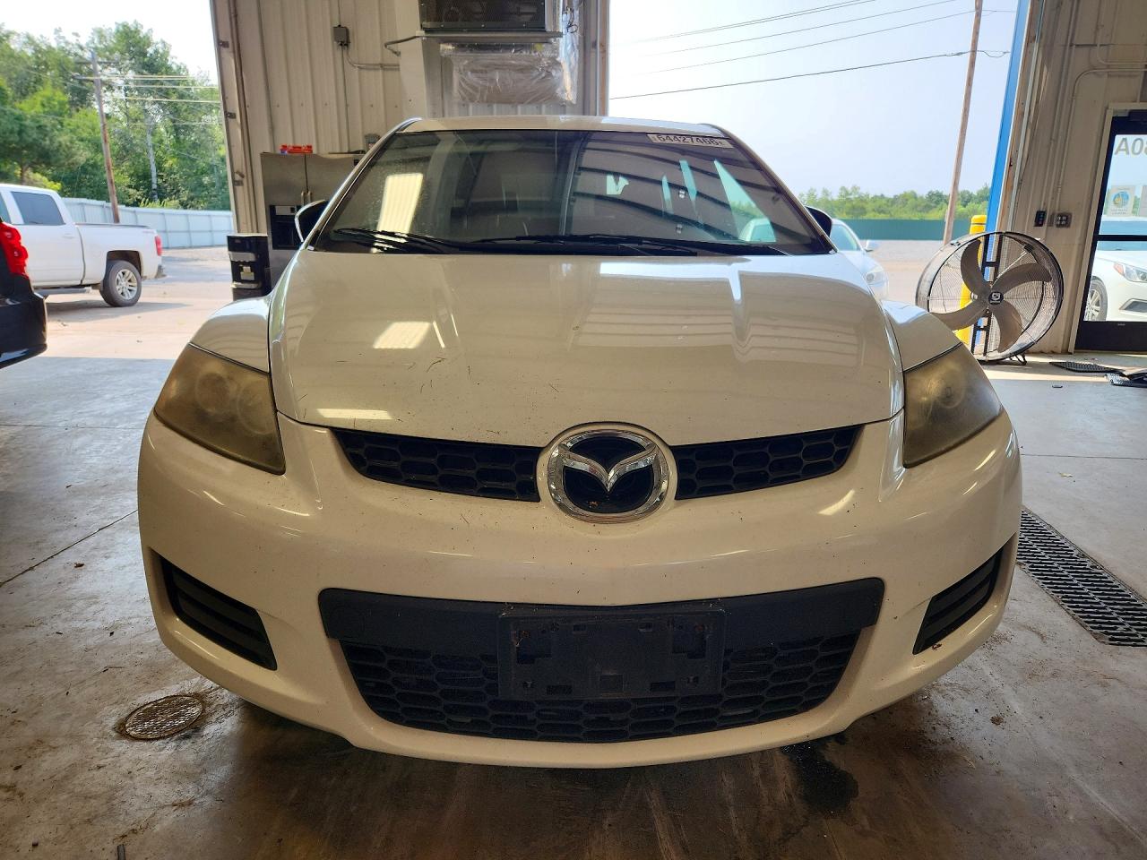 2008 Mazda Cx-7 White vin: JM3ER29L580197139