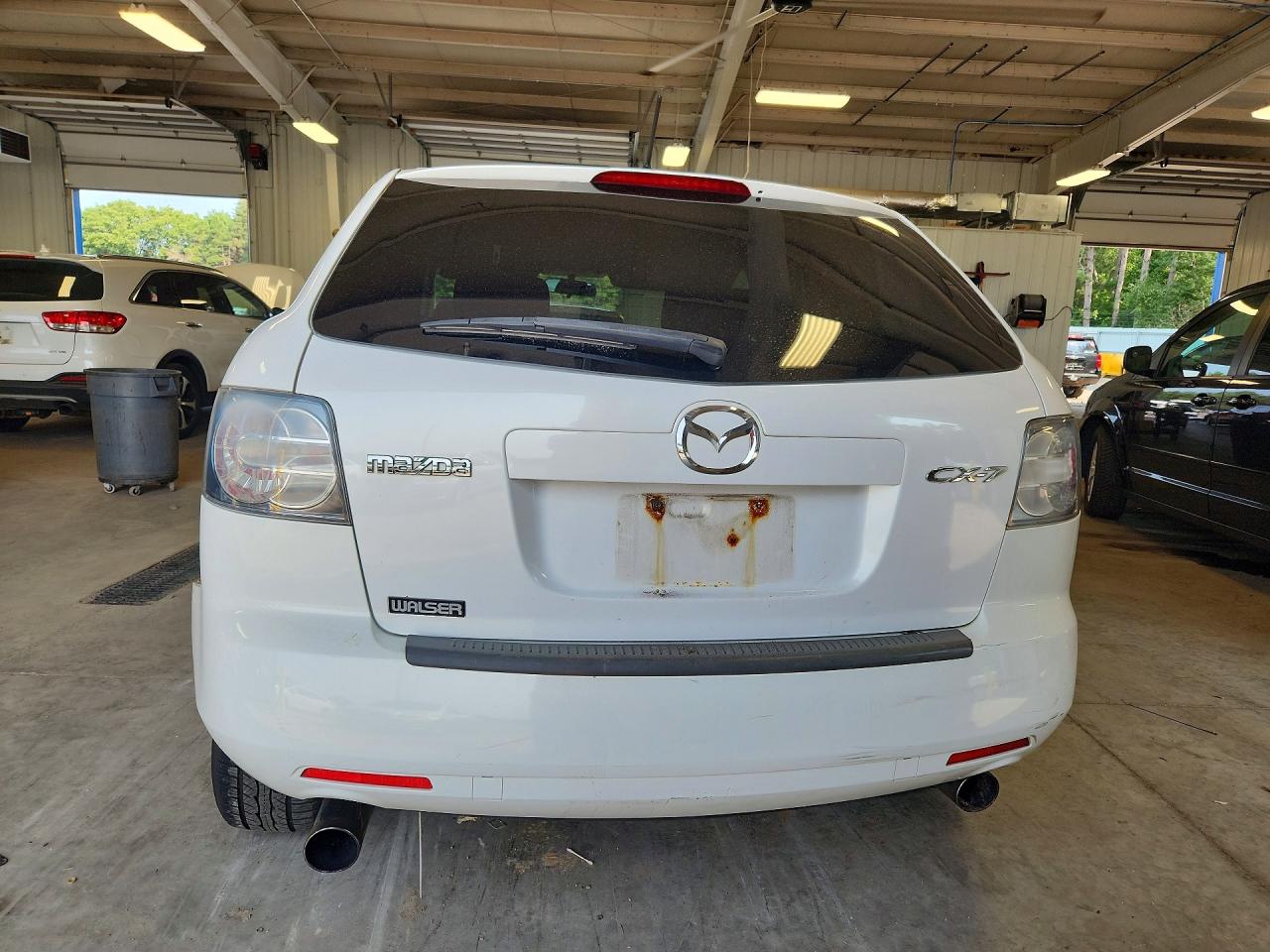 2008 Mazda Cx-7 White vin: JM3ER29L580197139