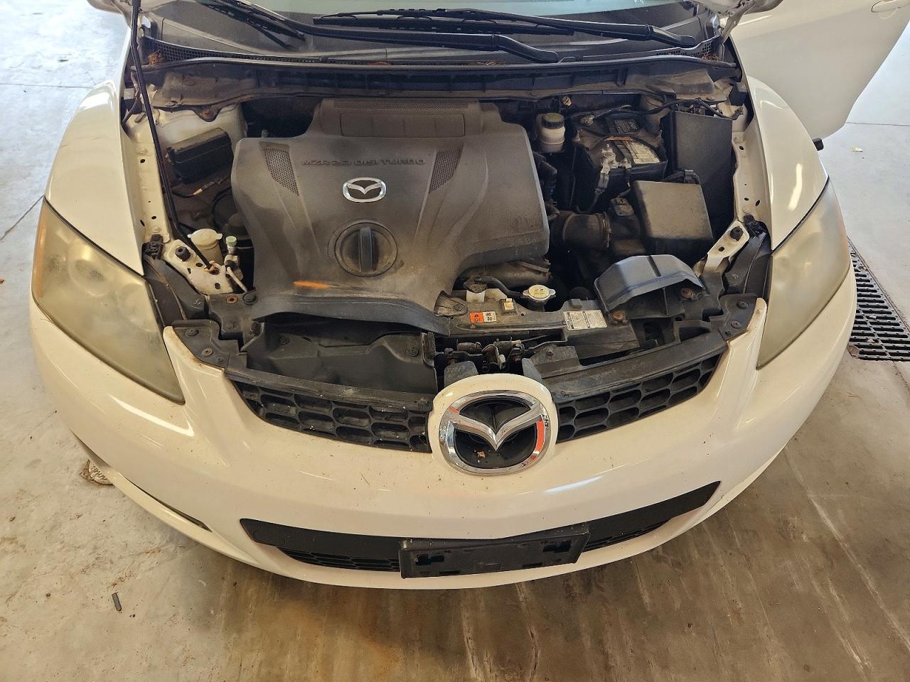 2008 Mazda Cx-7 White vin: JM3ER29L580197139