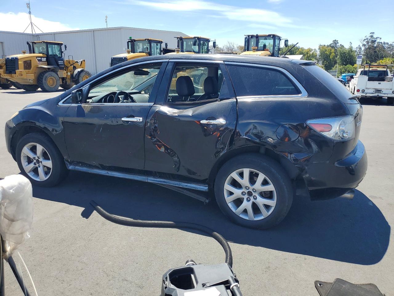 2008 Mazda Cx-7 Black vin: JM3ER29L580202940