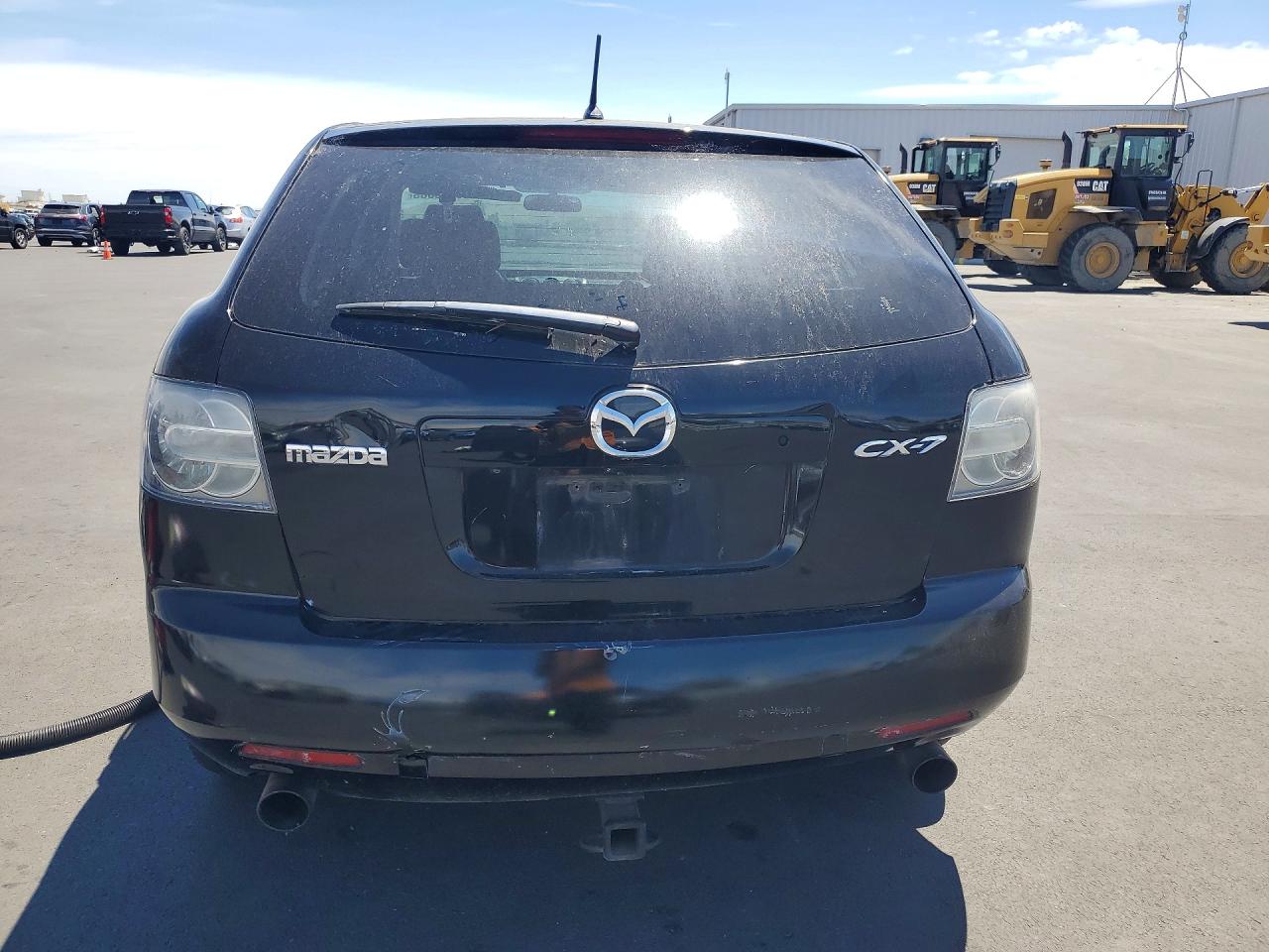2008 Mazda Cx-7 Black vin: JM3ER29L580202940
