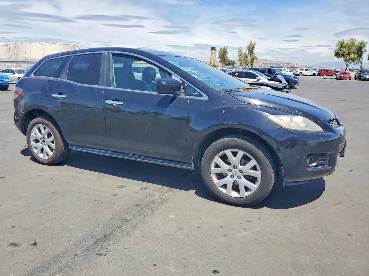 2008 Mazda Cx-7 Black vin: JM3ER29L580202940