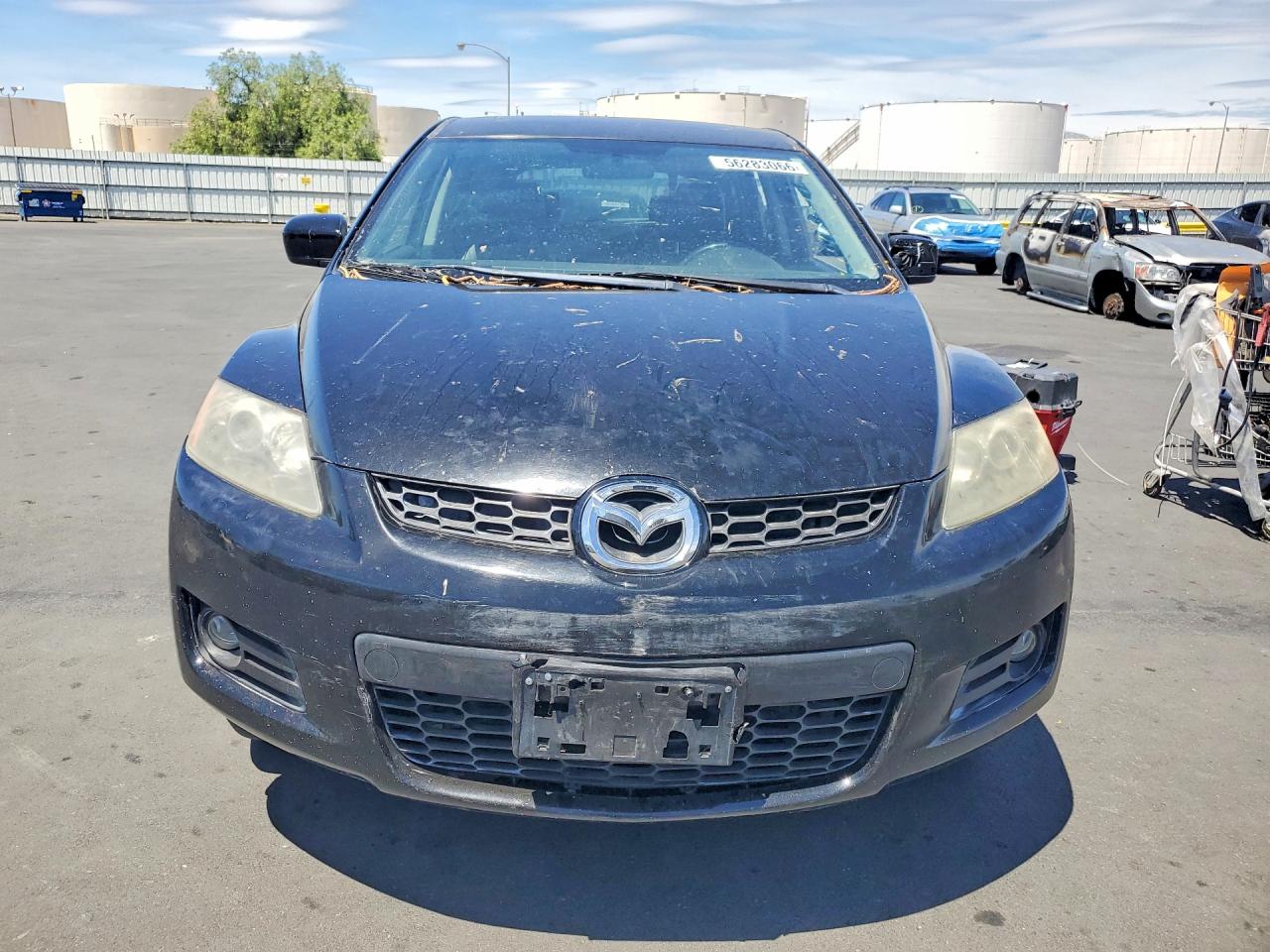 2008 Mazda Cx-7 Black vin: JM3ER29L580202940