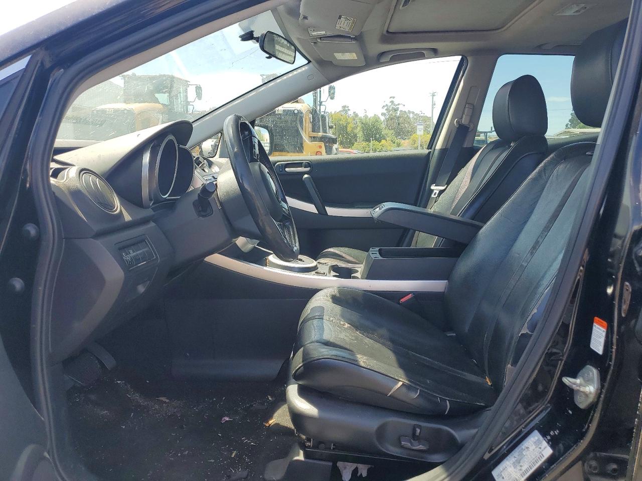 2008 Mazda Cx-7 Black vin: JM3ER29L580202940