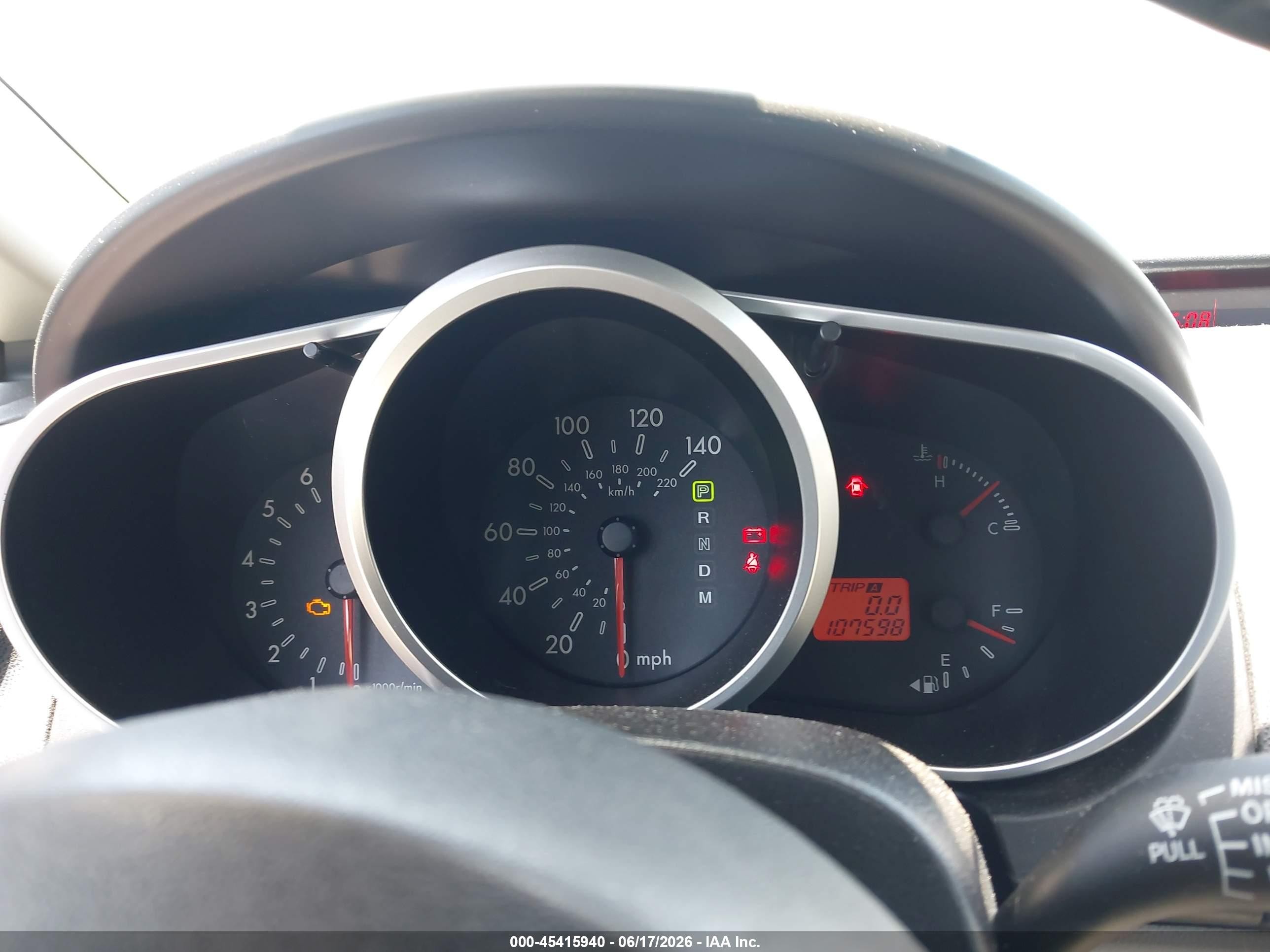 2009 Mazda Cx-7 Sport Красный vin: JM3ER29L590218010