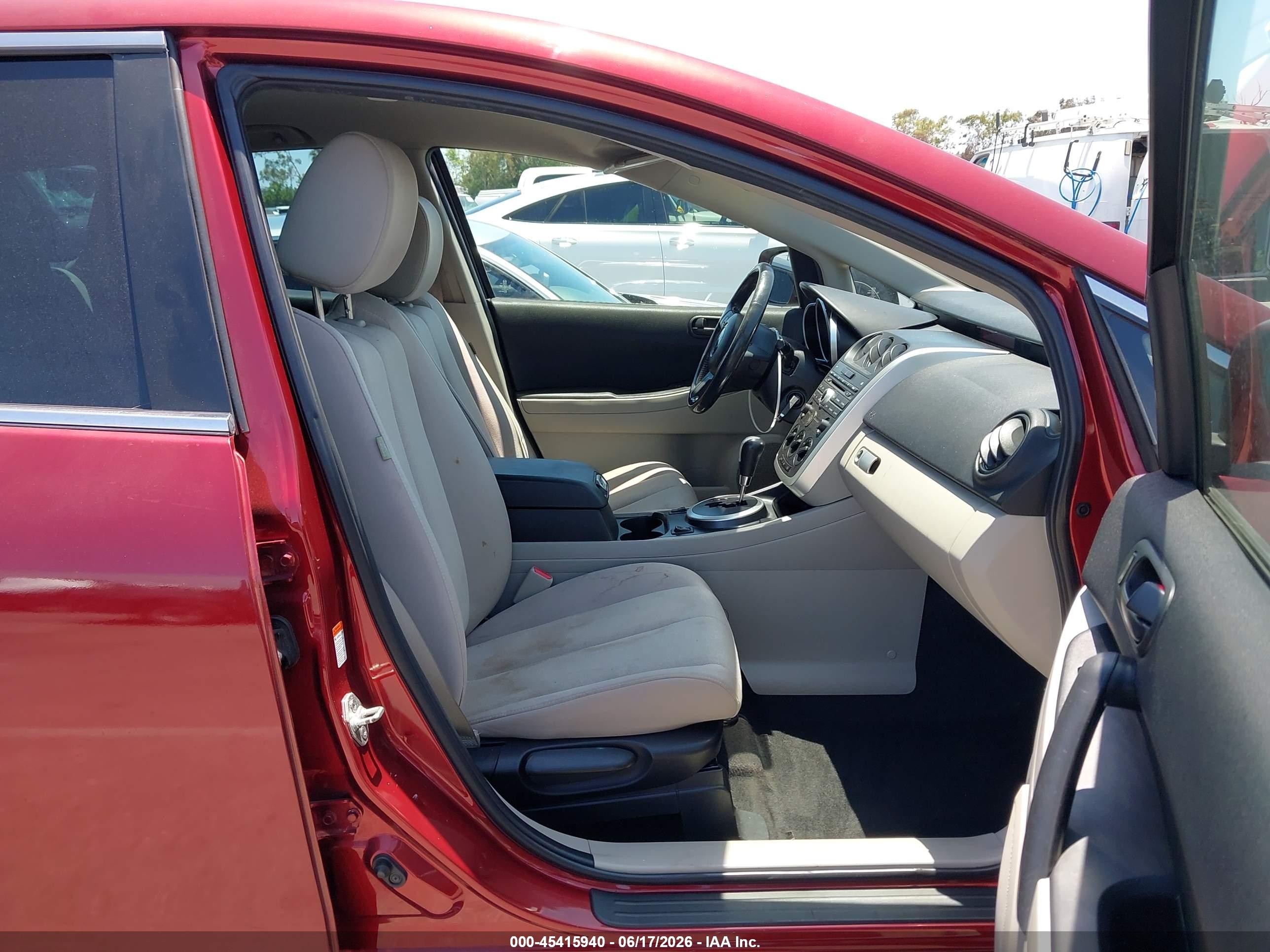 2009 Mazda Cx-7 Sport Красный vin: JM3ER29L590218010