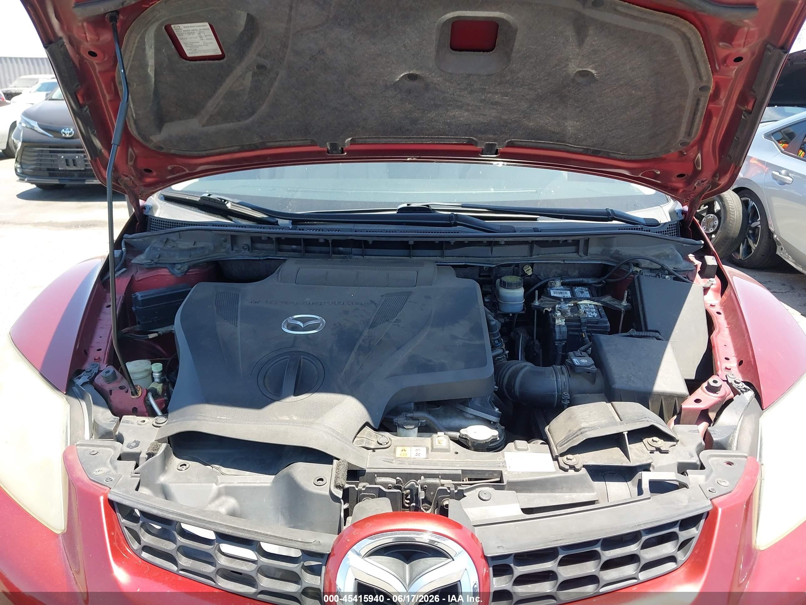 2009 Mazda Cx-7 Sport Красный vin: JM3ER29L590218010