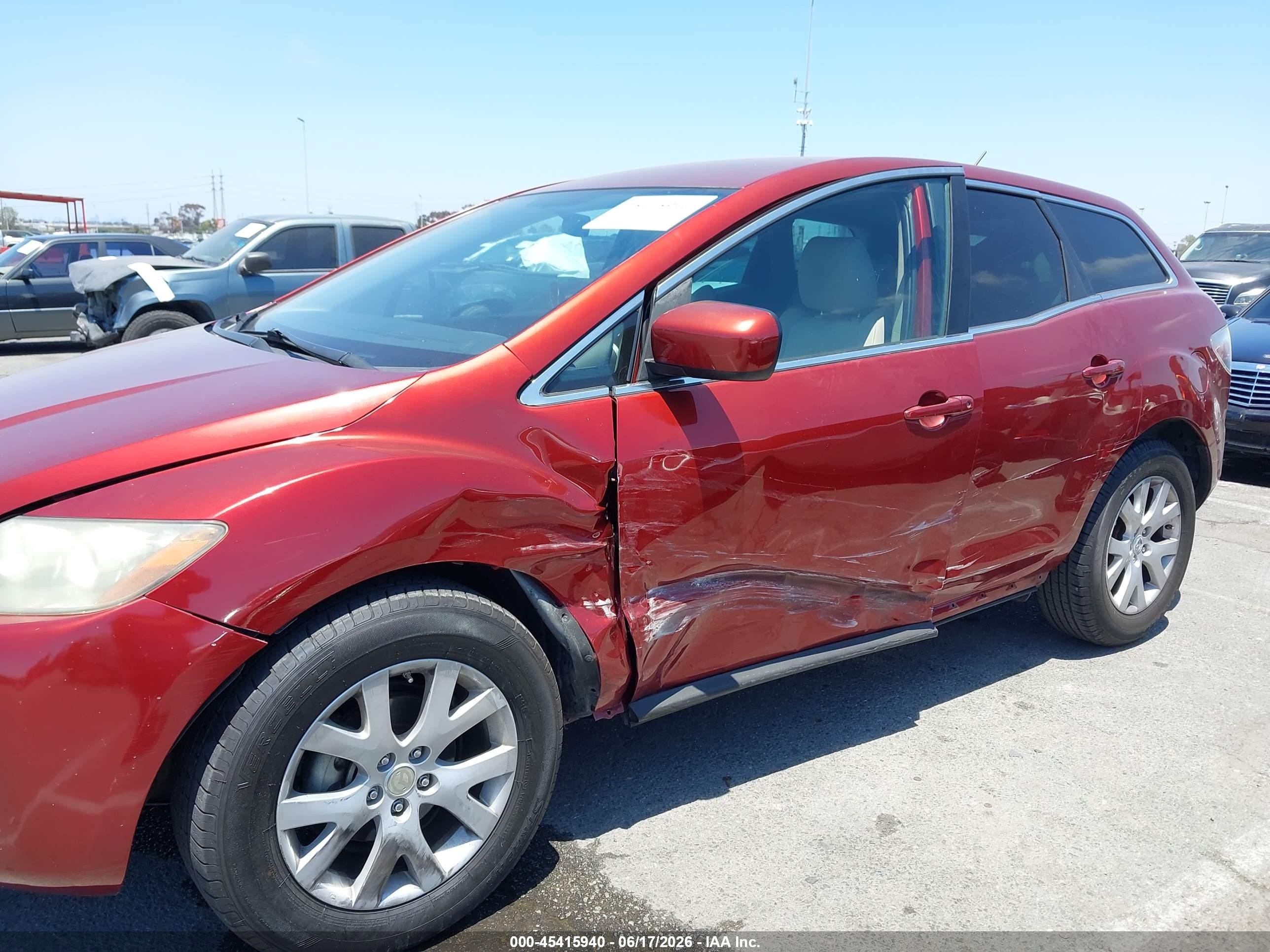 2009 Mazda Cx-7 Sport Красный vin: JM3ER29L590218010
