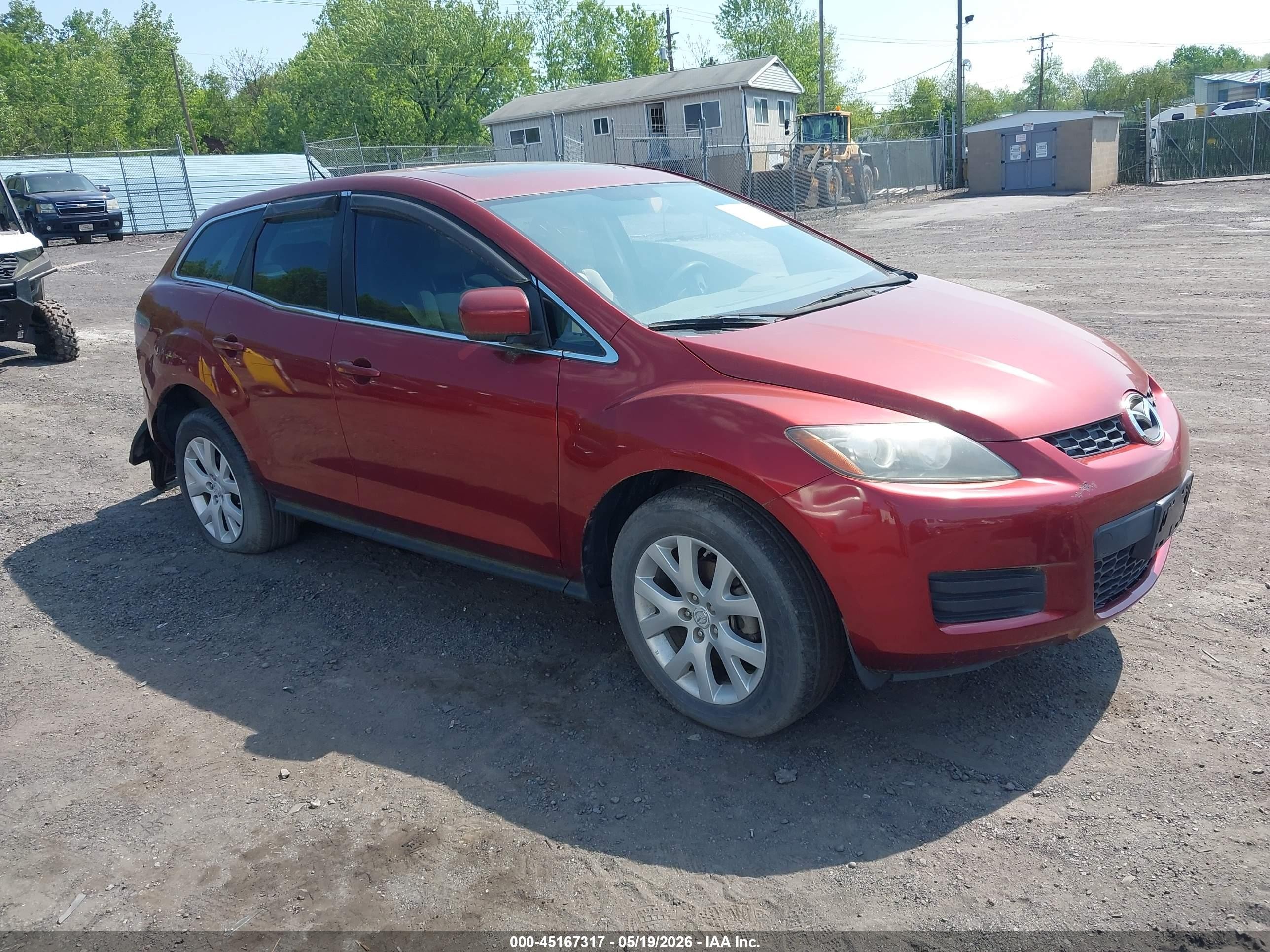 2009 Mazda Cx-7 Sport Red vin: JM3ER29L590237303