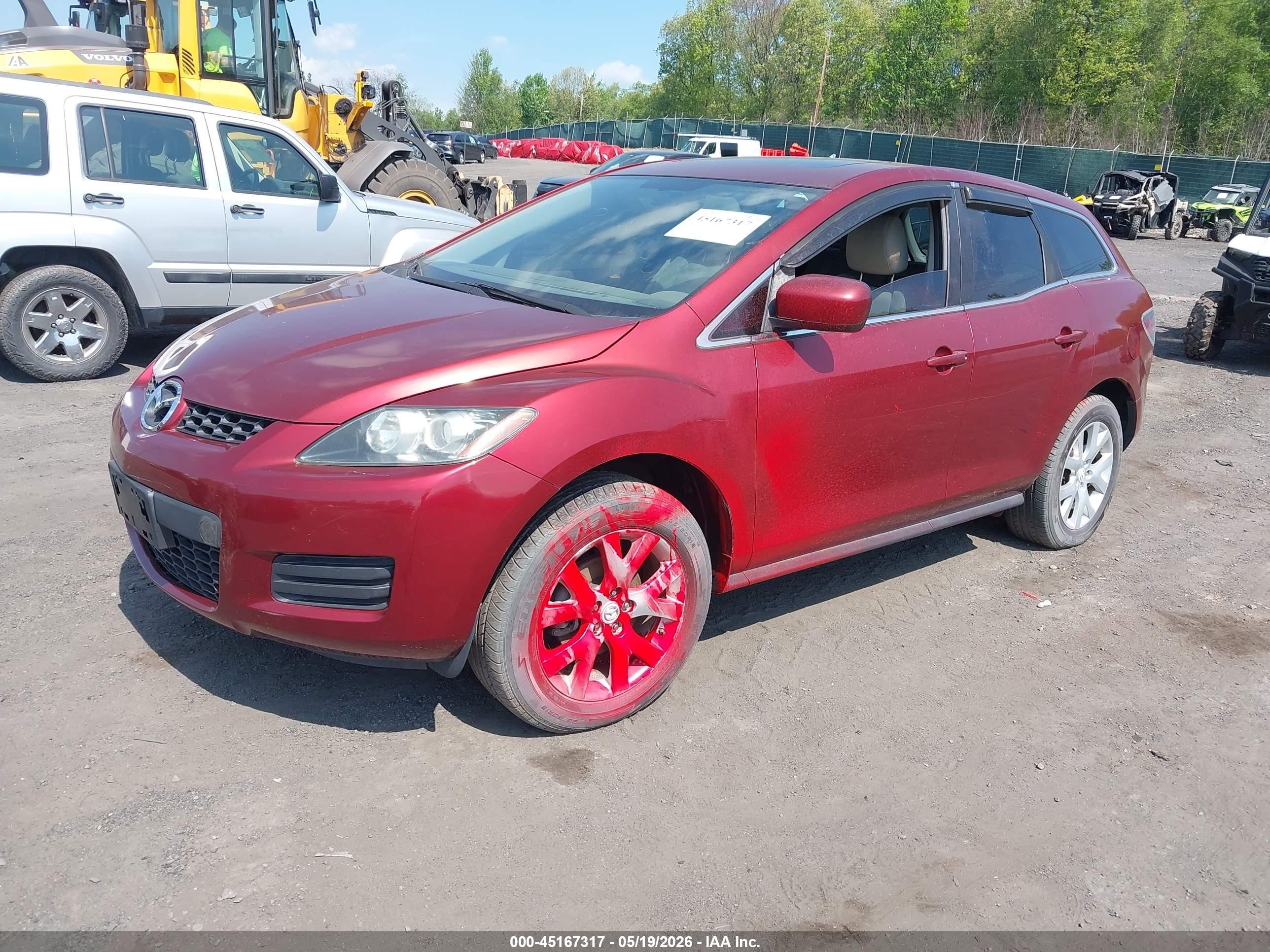2009 Mazda Cx-7 Sport Red vin: JM3ER29L590237303