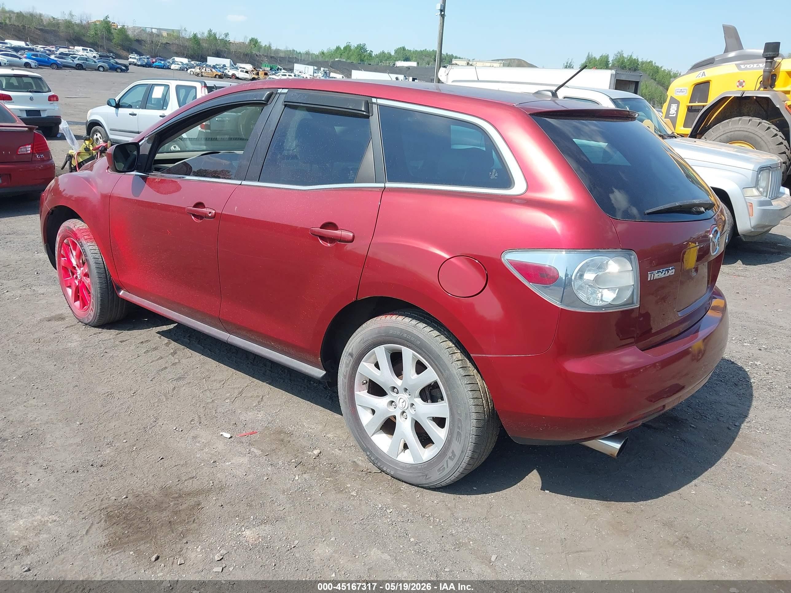 2009 Mazda Cx-7 Sport Red vin: JM3ER29L590237303
