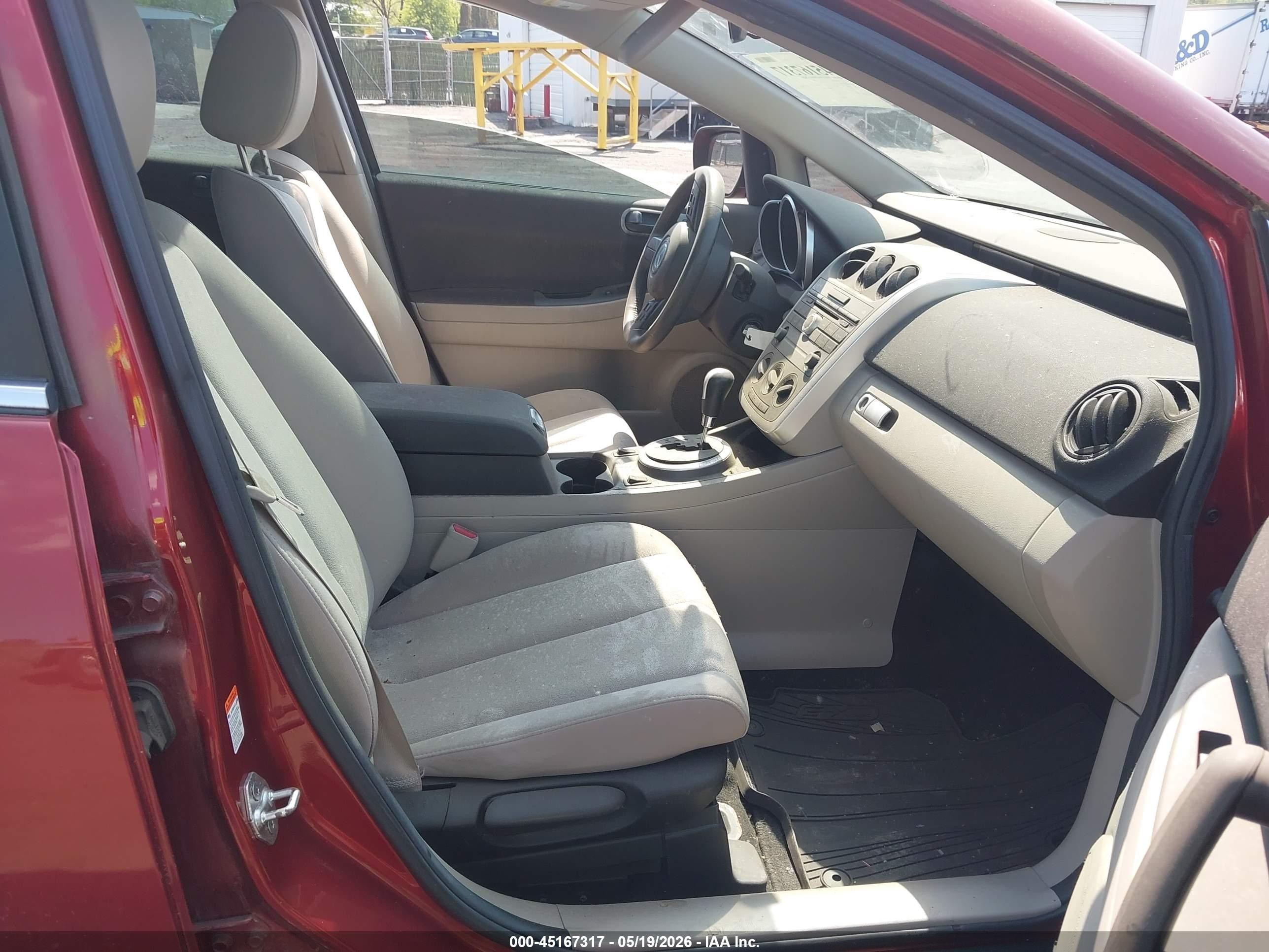 2009 Mazda Cx-7 Sport Red vin: JM3ER29L590237303