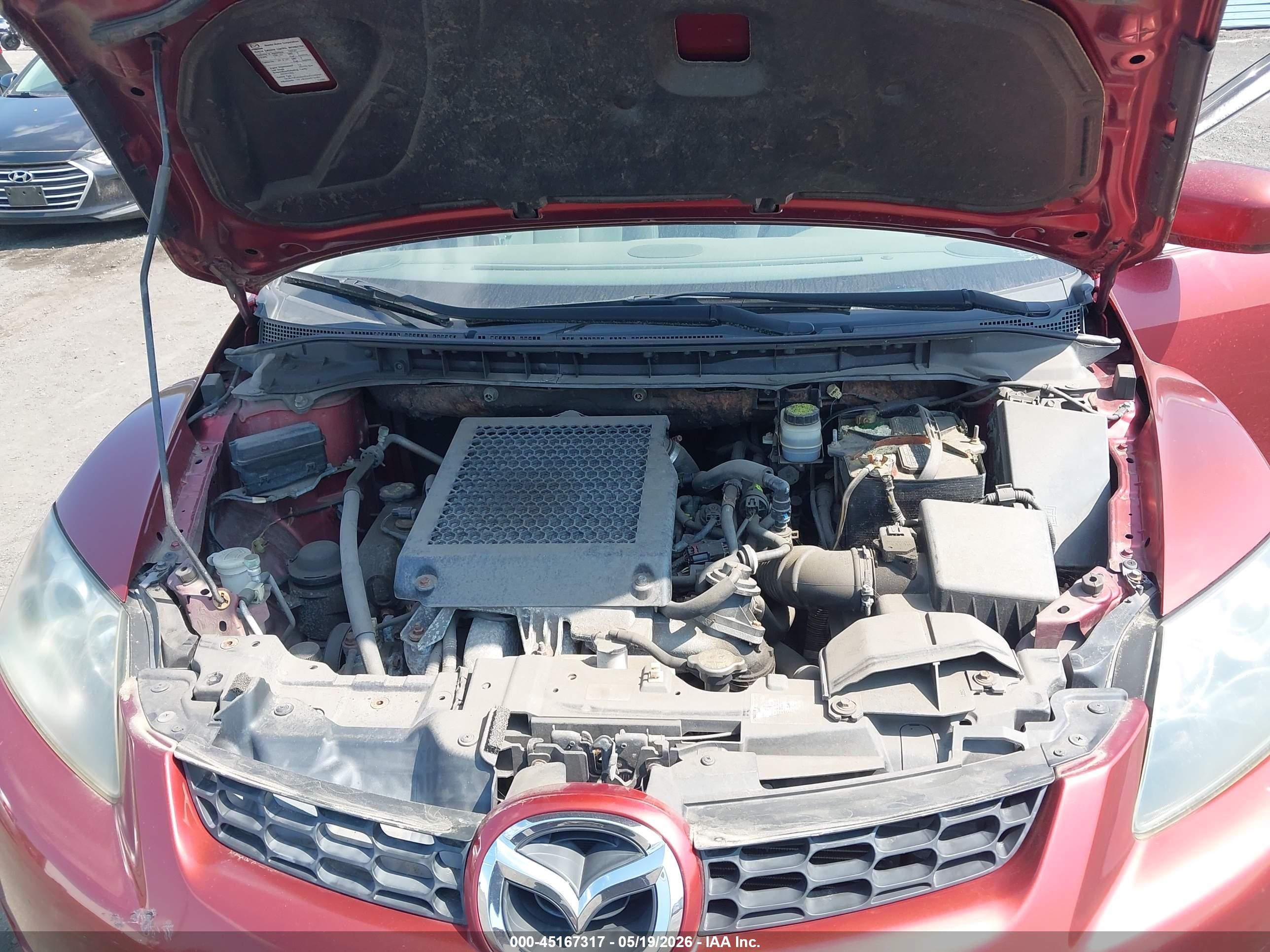 2009 Mazda Cx-7 Sport Red vin: JM3ER29L590237303