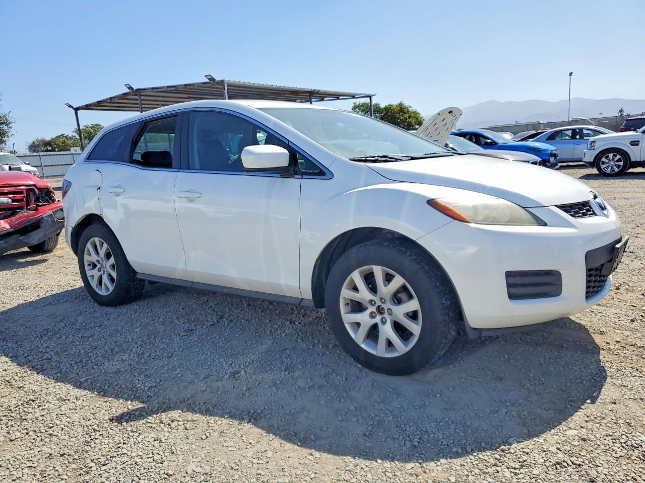 2008 Mazda Cx-7 White vin: JM3ER29L680177143