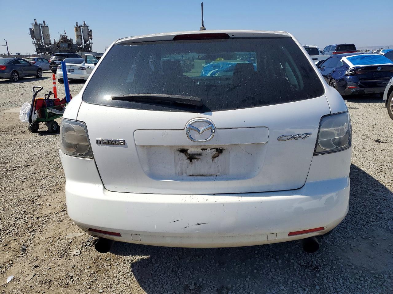 2008 Mazda Cx-7 White vin: JM3ER29L680177143