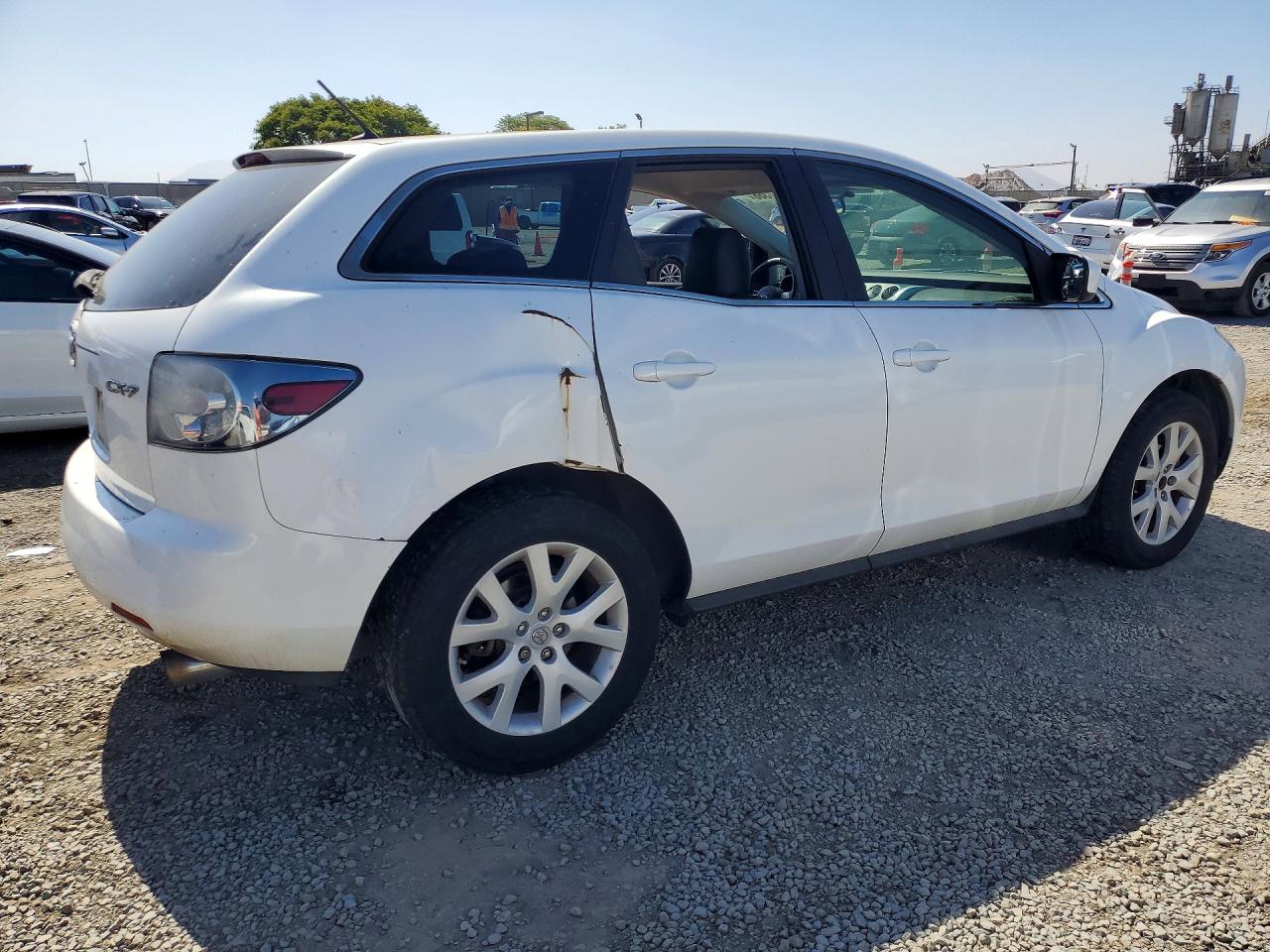 2008 Mazda Cx-7 White vin: JM3ER29L680177143