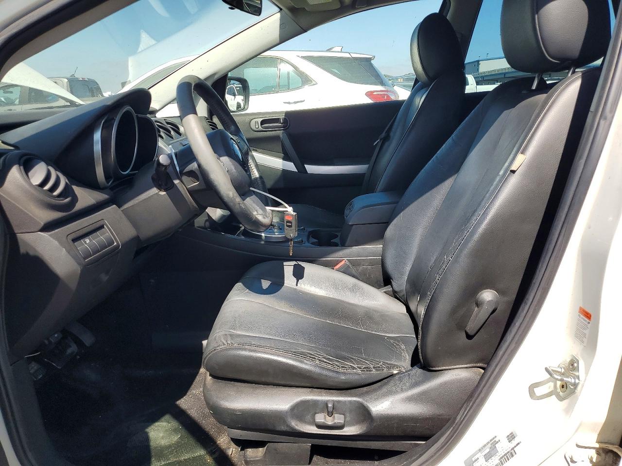 2008 Mazda Cx-7 White vin: JM3ER29L680177143