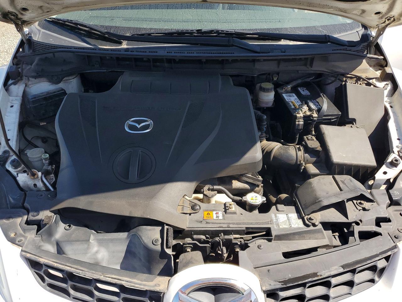 2008 Mazda Cx-7 White vin: JM3ER29L680177143