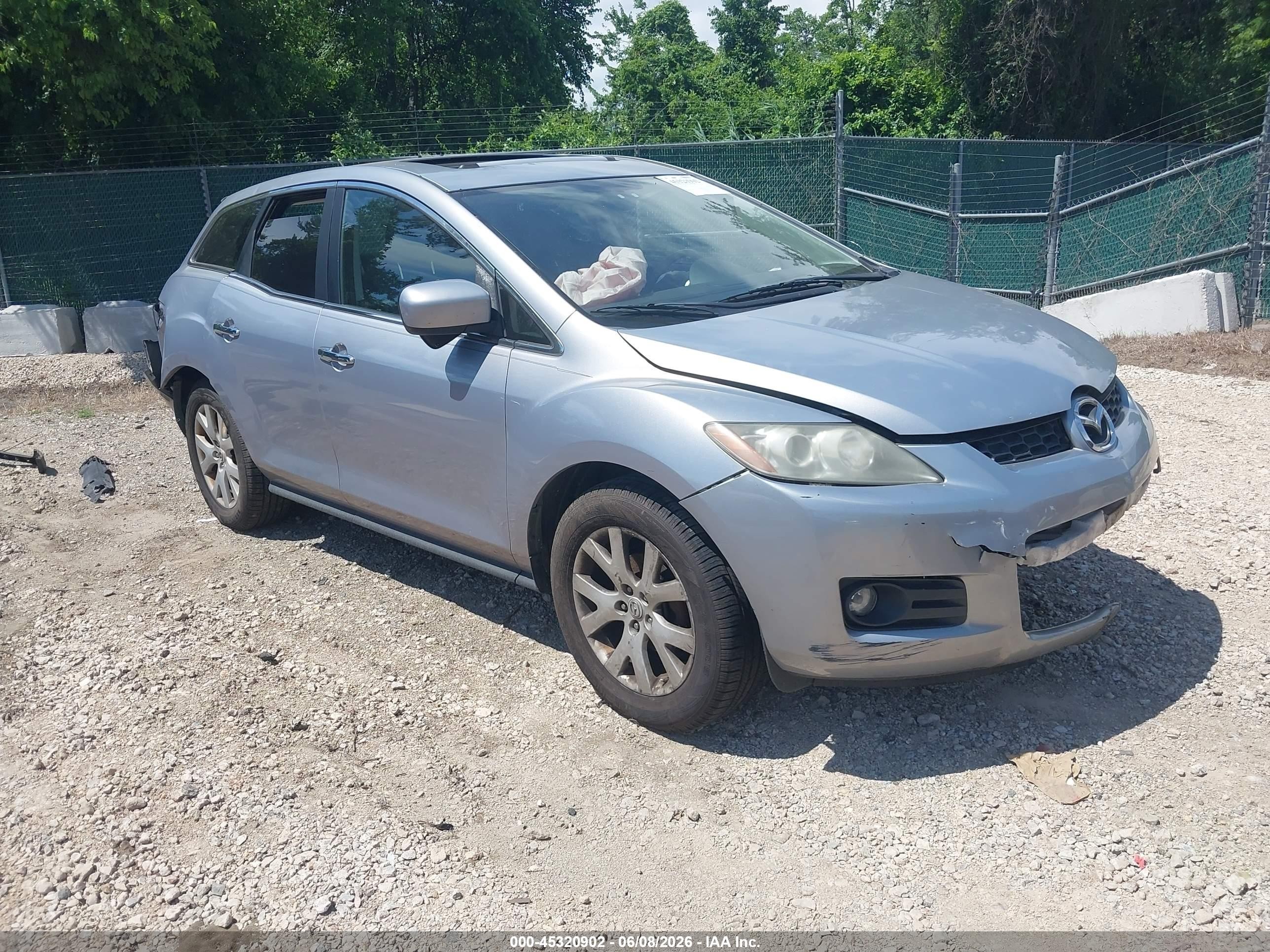 2008 Mazda Cx-7 Grand Touring Silver vin: JM3ER29L680182892