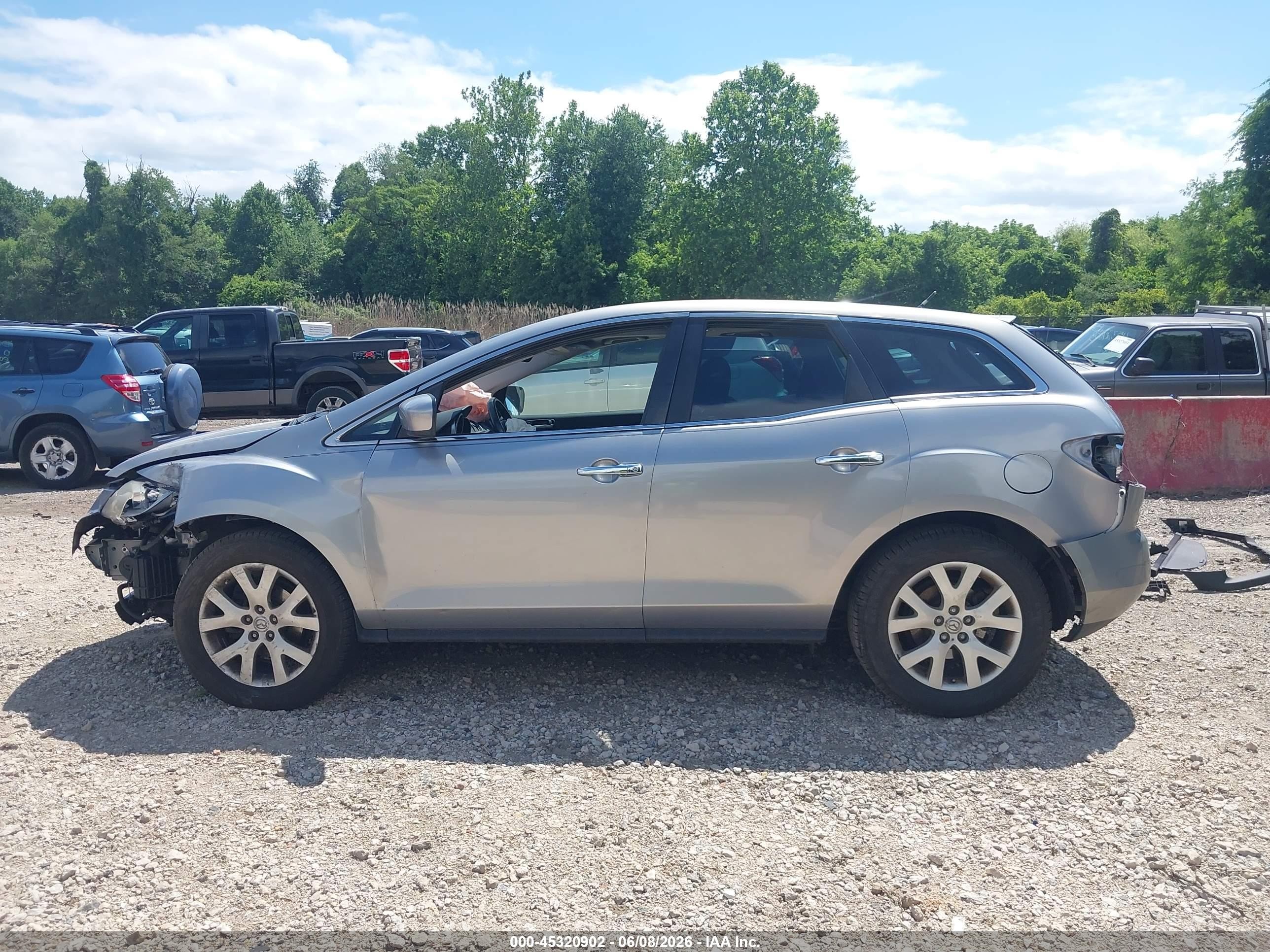 2008 Mazda Cx-7 Grand Touring Silver vin: JM3ER29L680182892